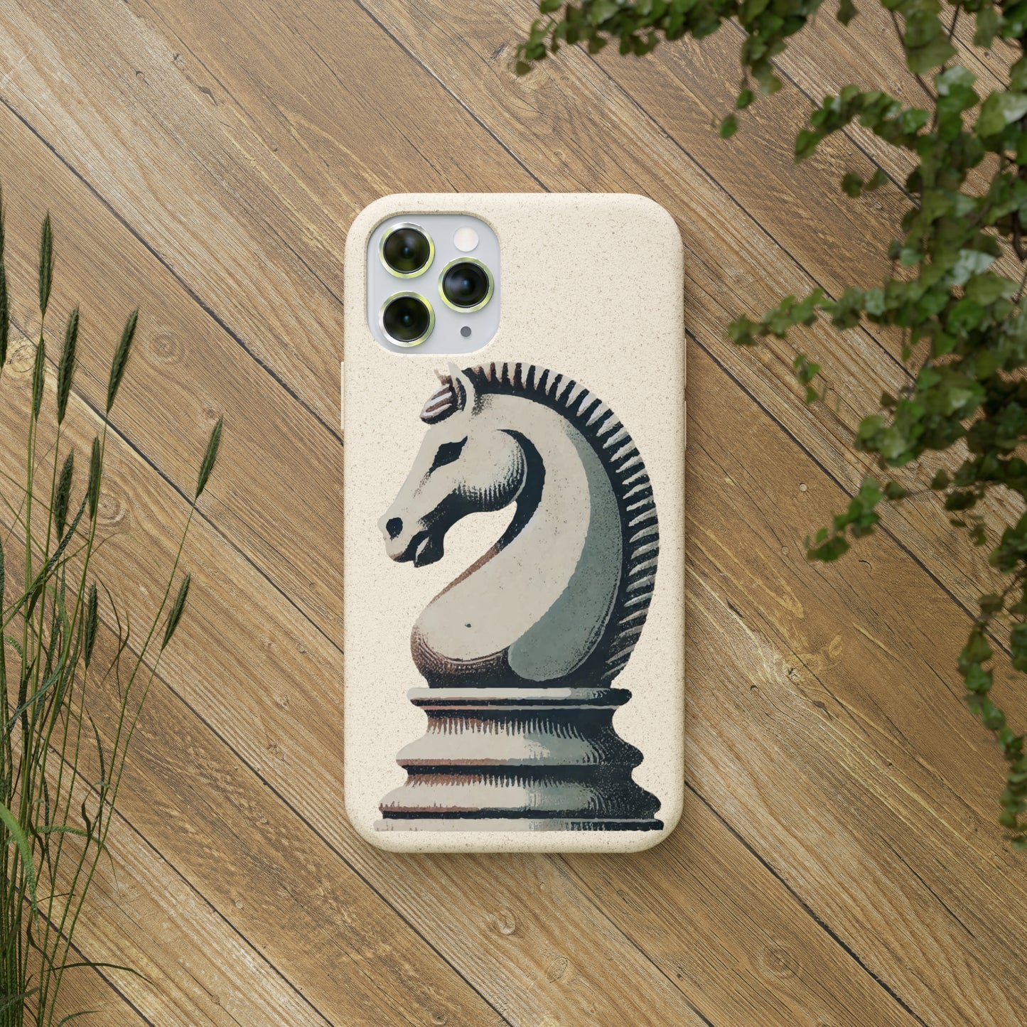 “Biodegradable Phone Case – Vintage Knight Design, Eco-Friendly Choice”   Phone Case