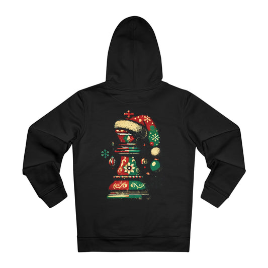 Sudadera Unisex Cruiser con Capucha - Rey de Ajedrez Vintage Navideño   Hoodie  72.00 Black-5XL