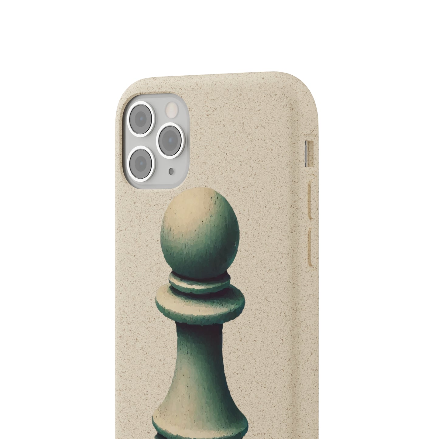 “Biodegradable Phone Case – Vintage Pawn Design, Eco-Friendly Choice”   Phone Case