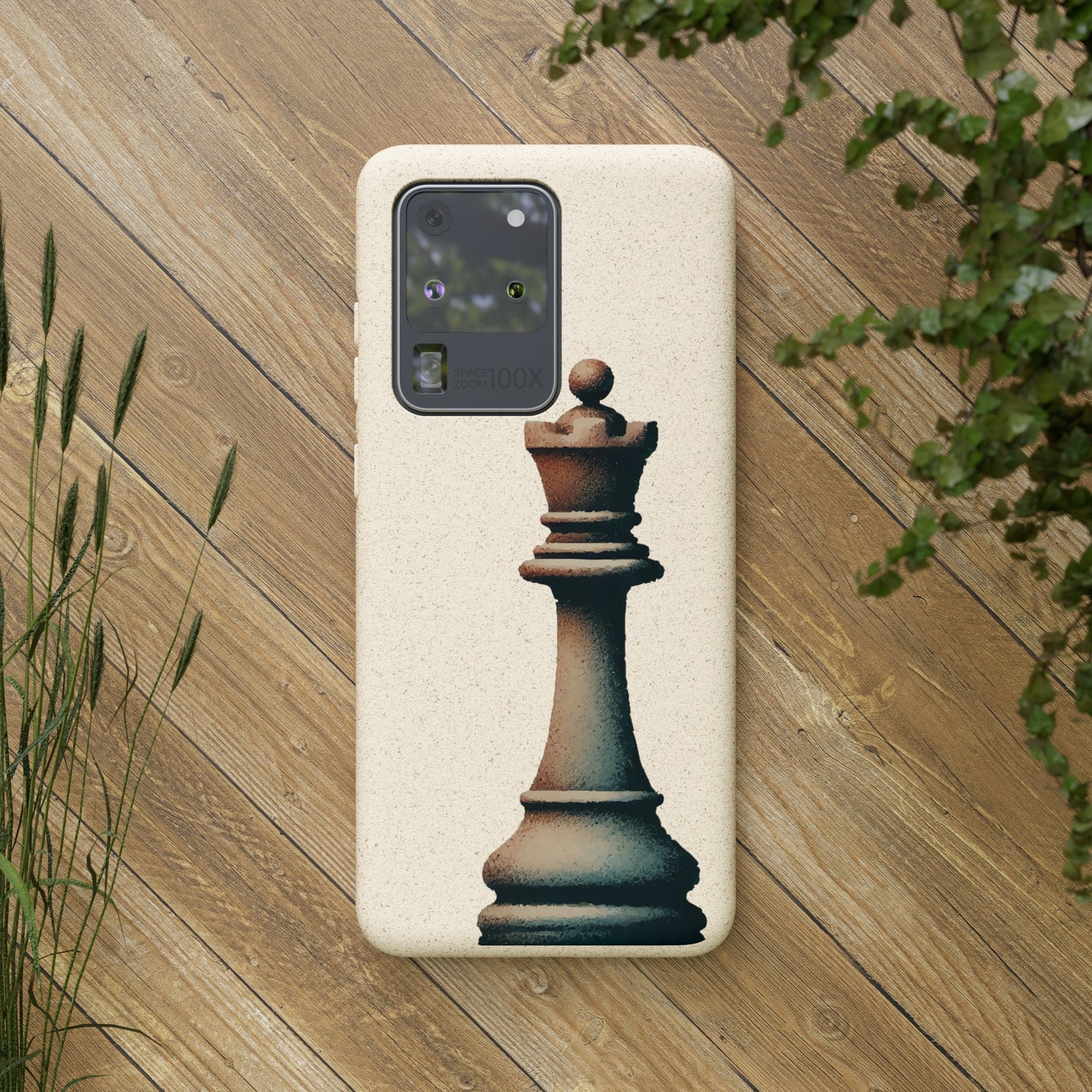 “Biodegradable Phone Case – Vintage Rook Design, Eco-Friendly Choice”   Phone Case