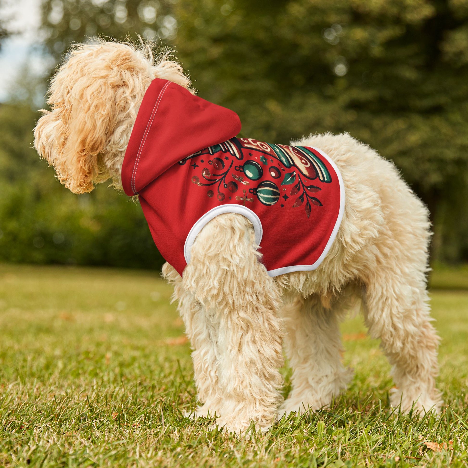 Sudadera para Mascotas con Reina de Ajedrez en Estilo Vintage Navideño   Pets