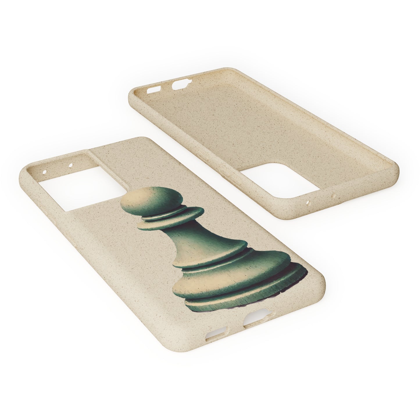 “Biodegradable Phone Case – Vintage Pawn Design, Eco-Friendly Choice”   Phone Case