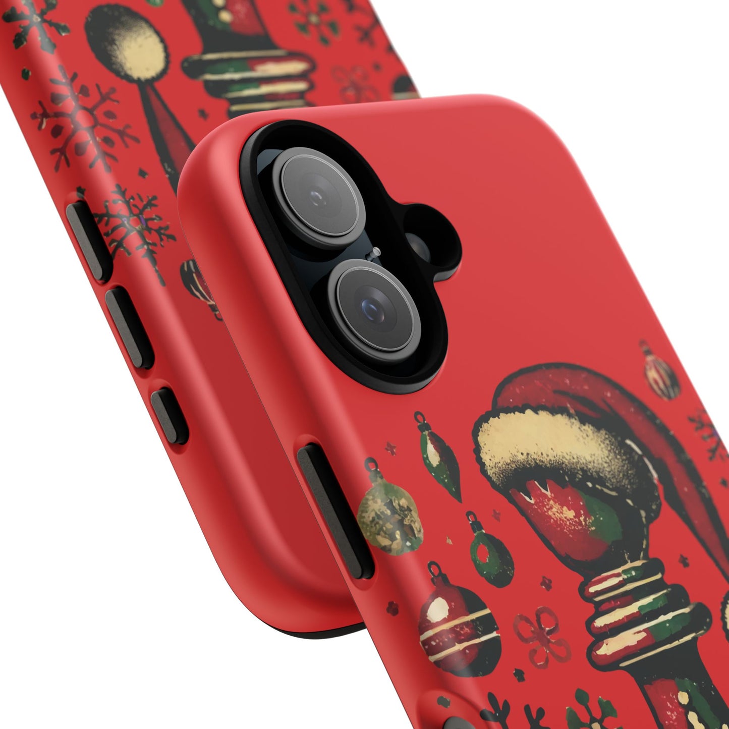 Fundas Tough para Móvil - Alfil Vintage Navideño, Doble Protección   Phone Case