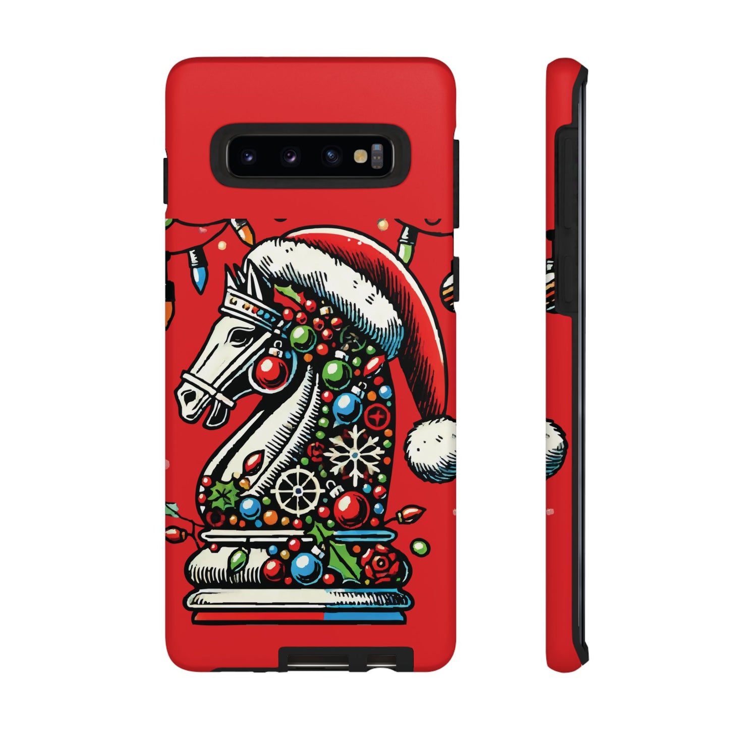 Funda Tough Navidad - Caballo Ajedrez Pop Art para iPhone, Samsung y Pixel   Phone Case  24.00 Samsung-Galaxy-S10-Matte