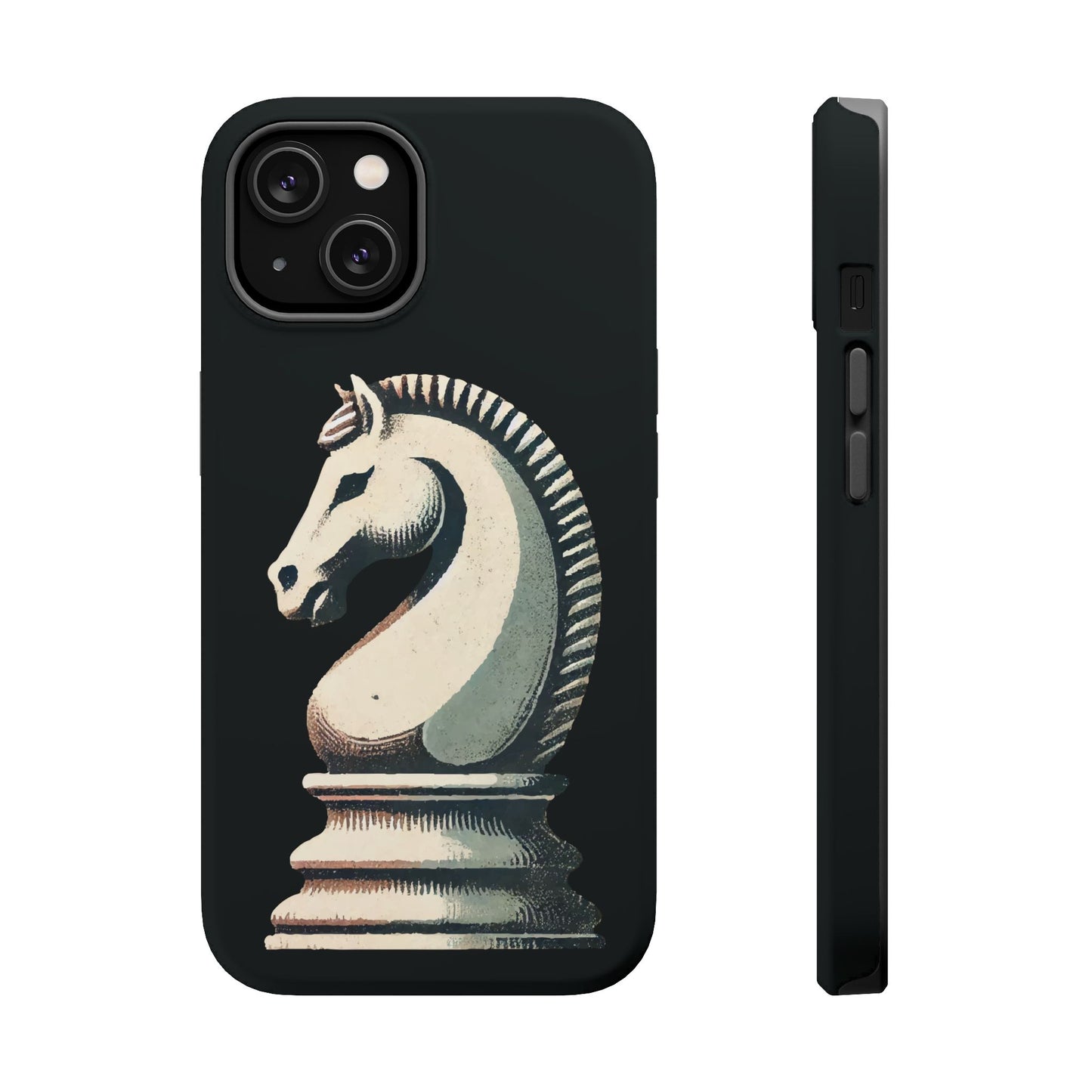 “Magnetic Tough Phone Case – Vintage Knight Design, Durable Protection”   Phone Case