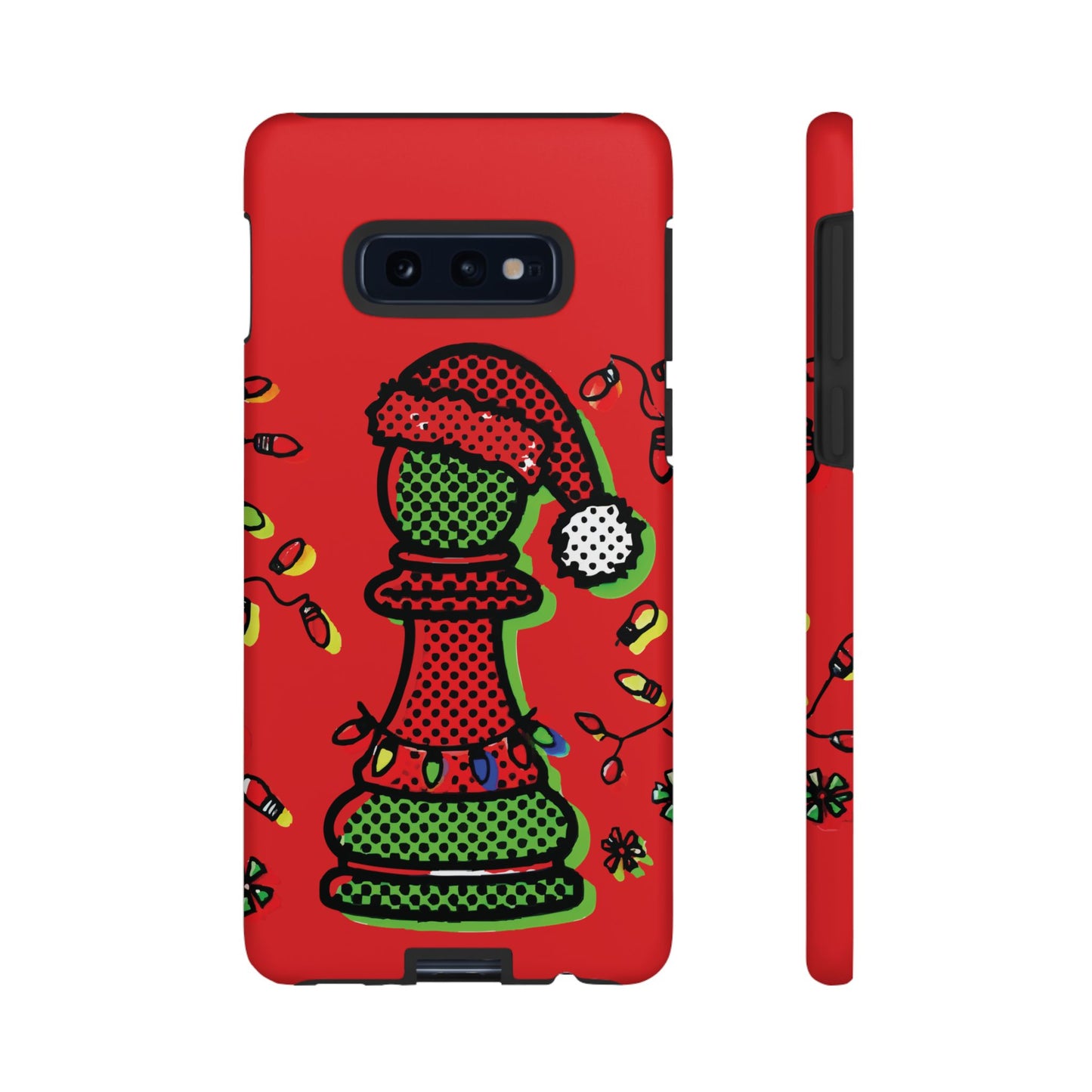 Funda Tough Peón de Ajedrez Navideño Pop Art – iPhone, Samsung y Pixel   Phone Case  24.00 Samsung-Galaxy-S10E-Matte