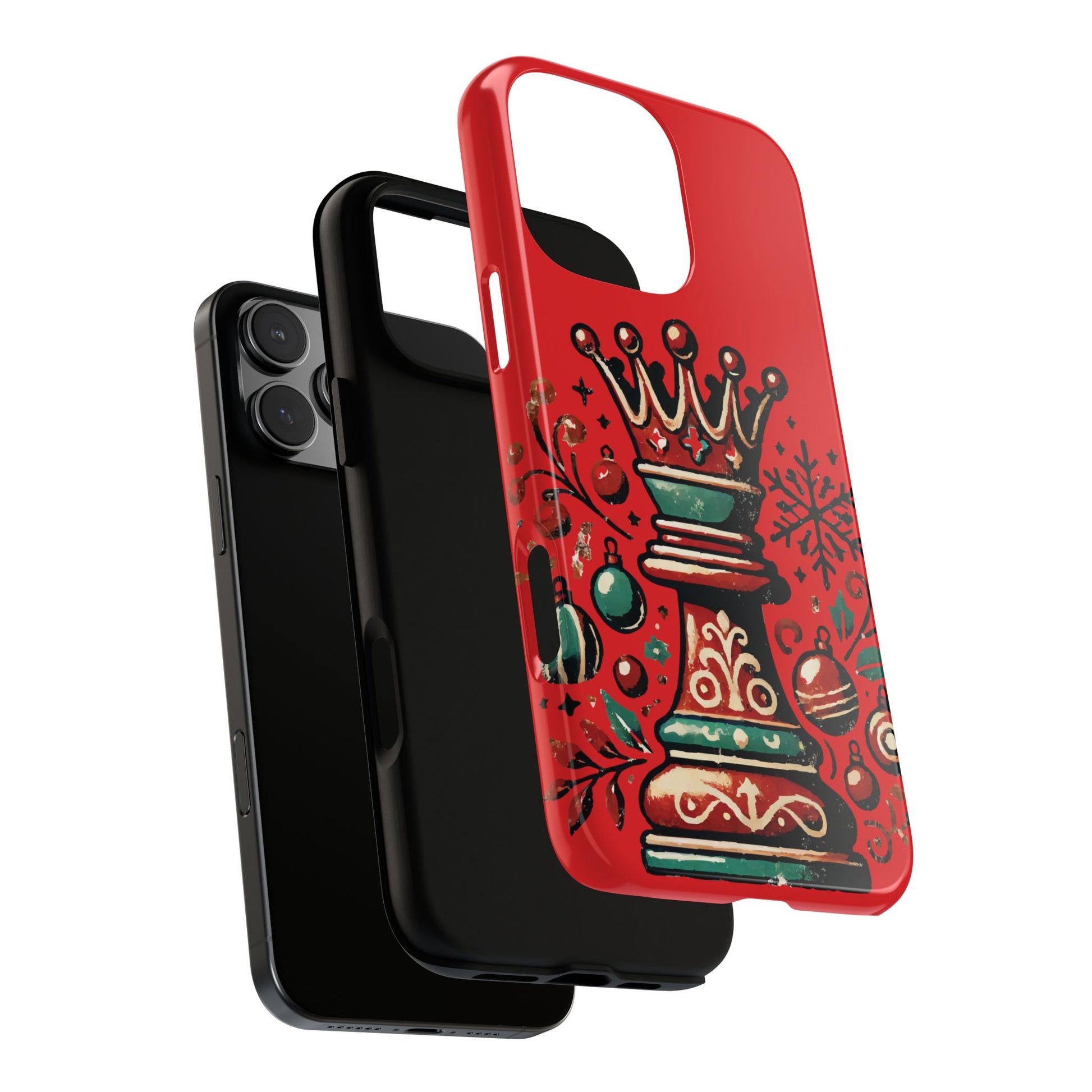 Funda Tough Case Reina Ajedrez Vintage Navideño – Protección y Estilo   Phone Case