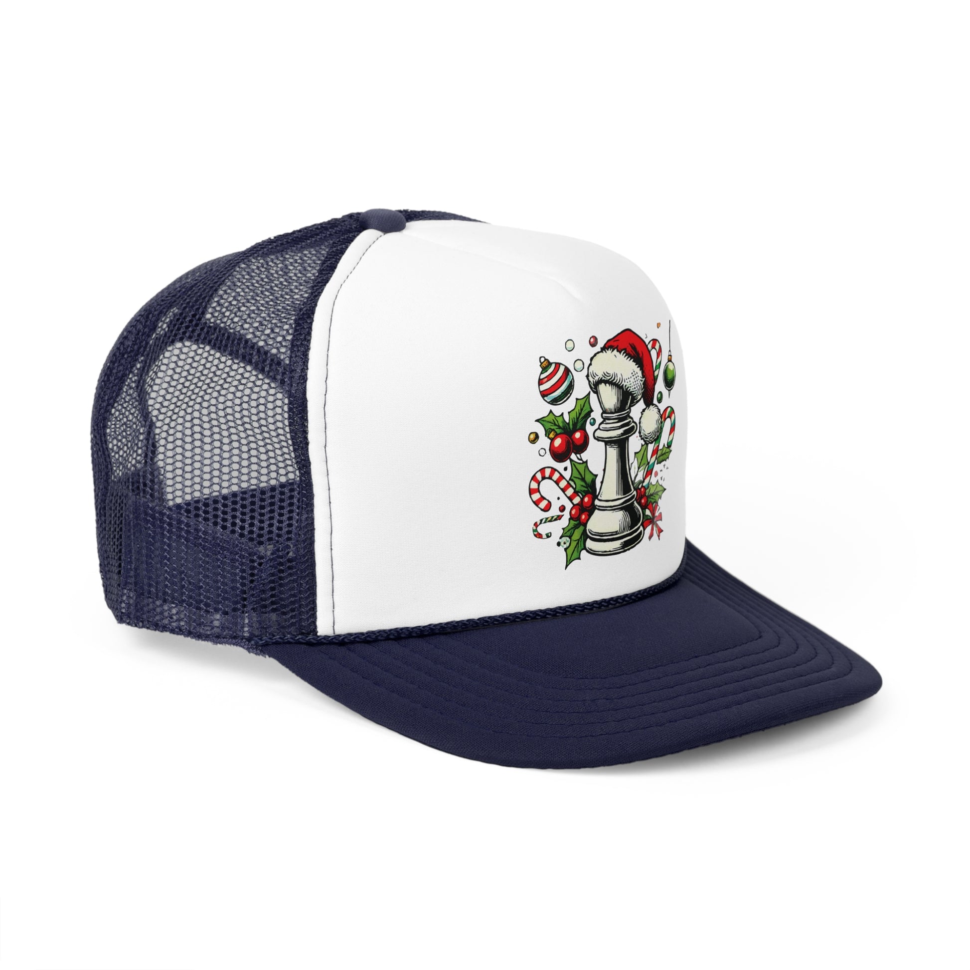 Gorra Tracker Unisex - Estilo Festivo Alfil en Pop Art para Temporada   Hats