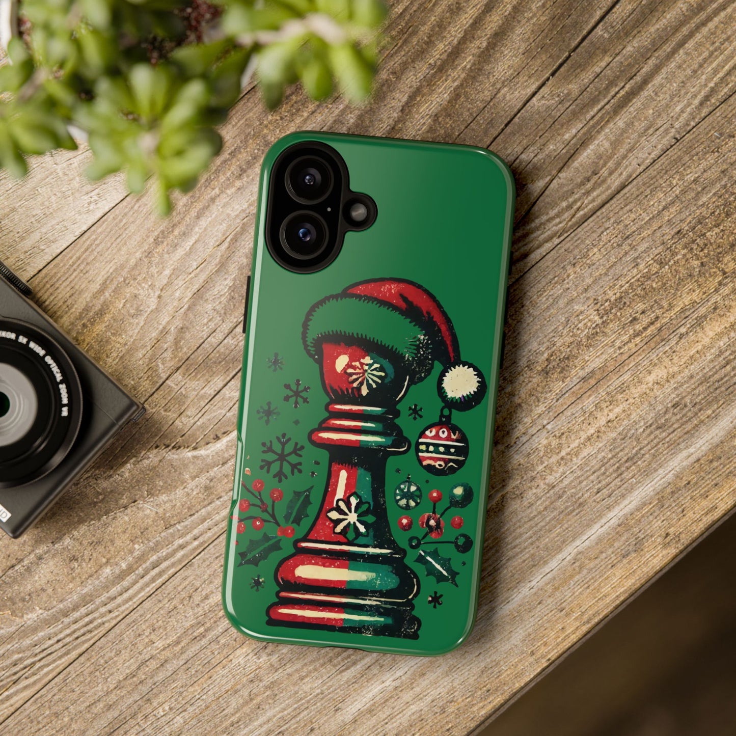 Funda Tough Case Peón Vintage Navidad - iPhone, Samsung, Google Pixel   Phone Case