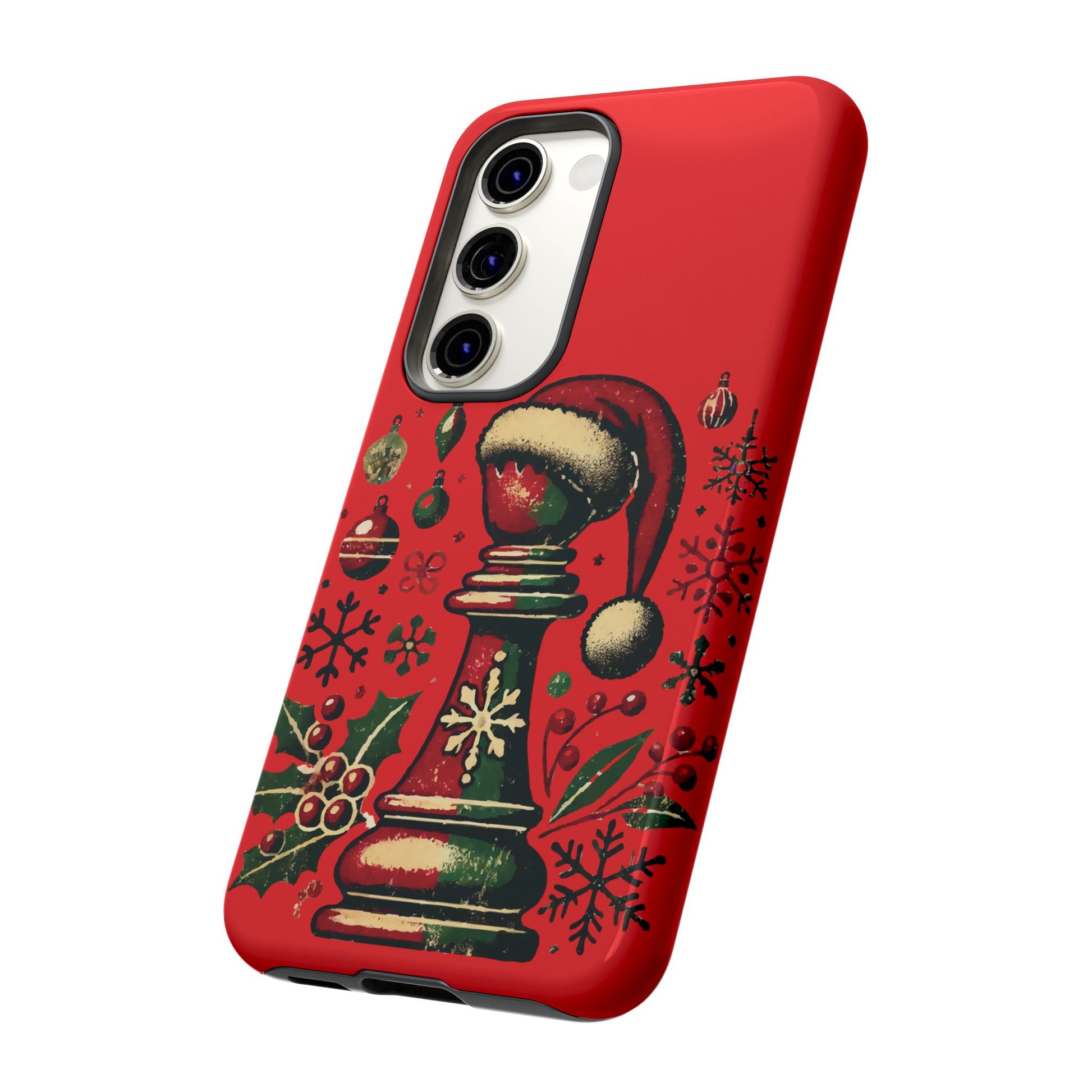 Fundas Tough para Móvil - Alfil Vintage Navideño, Doble Protección   Phone Case