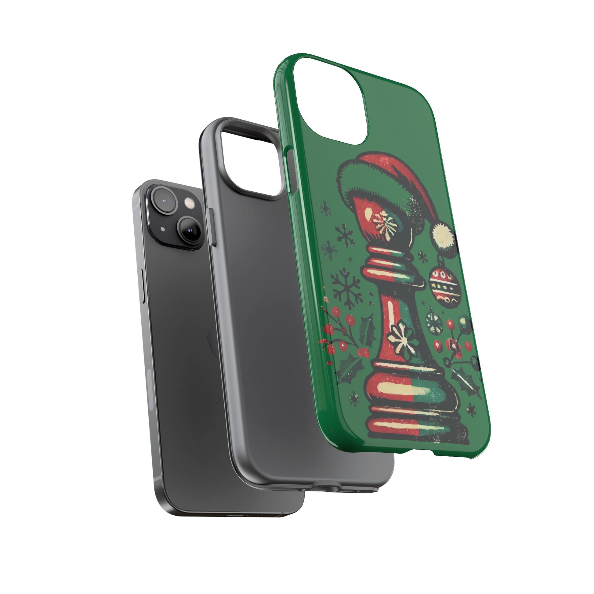 Funda Tough Case Peón Vintage Navidad - iPhone, Samsung, Google Pixel   Phone Case