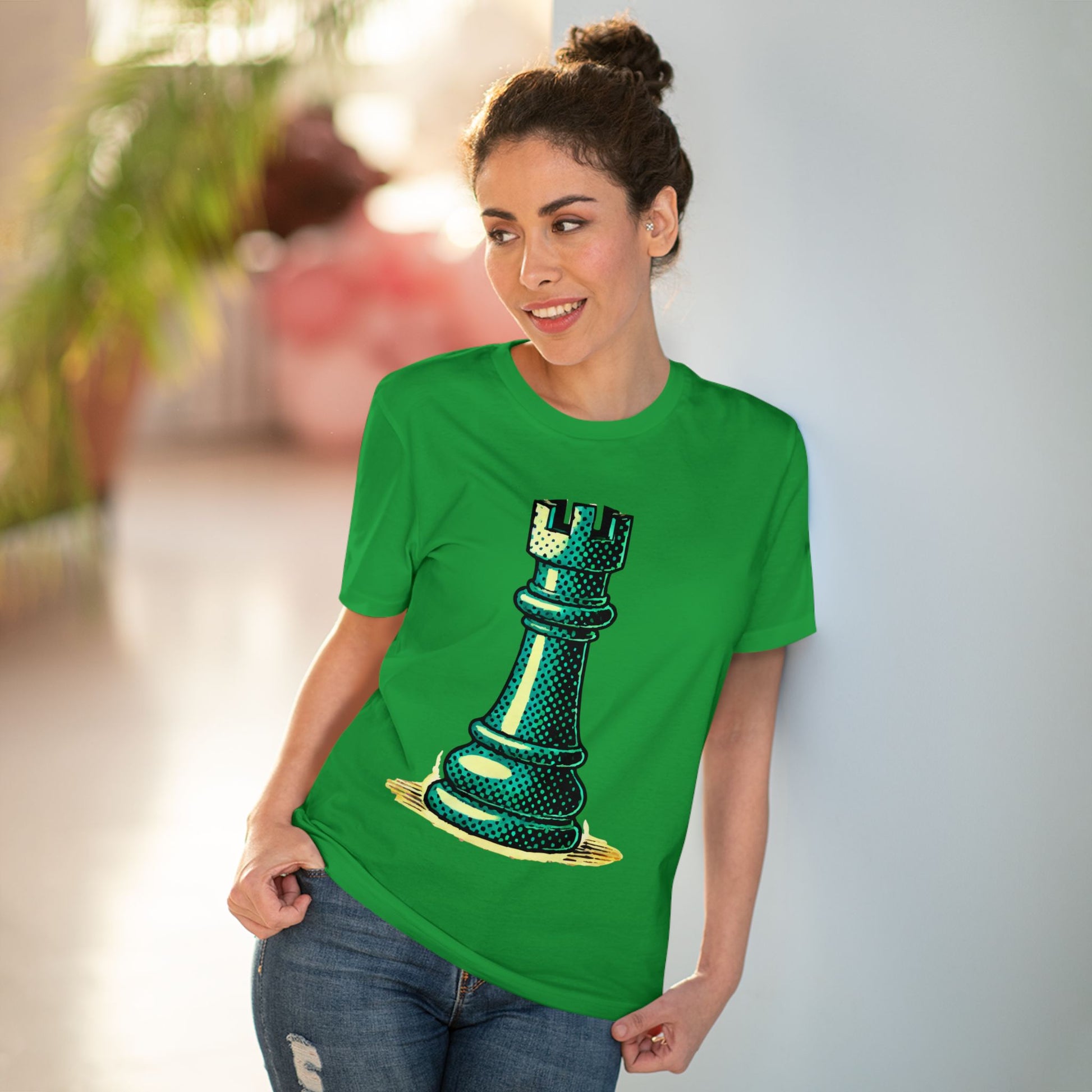 Chess Tower Organic cotton T-shirt   T-Shirt