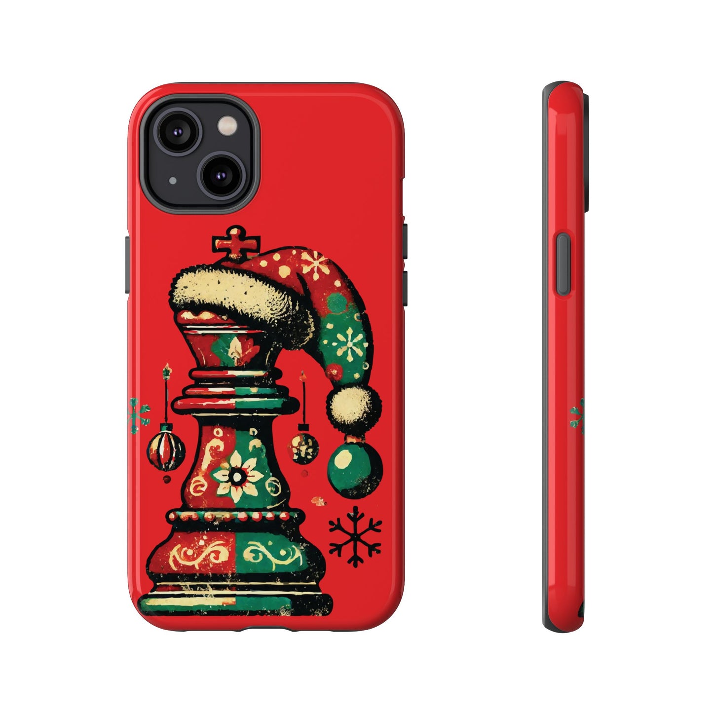 Funda Tough Case Rey Vintage – Protección y estilo navideño retro   Phone Case  24.00 iPhone-14-Plus-Glossy