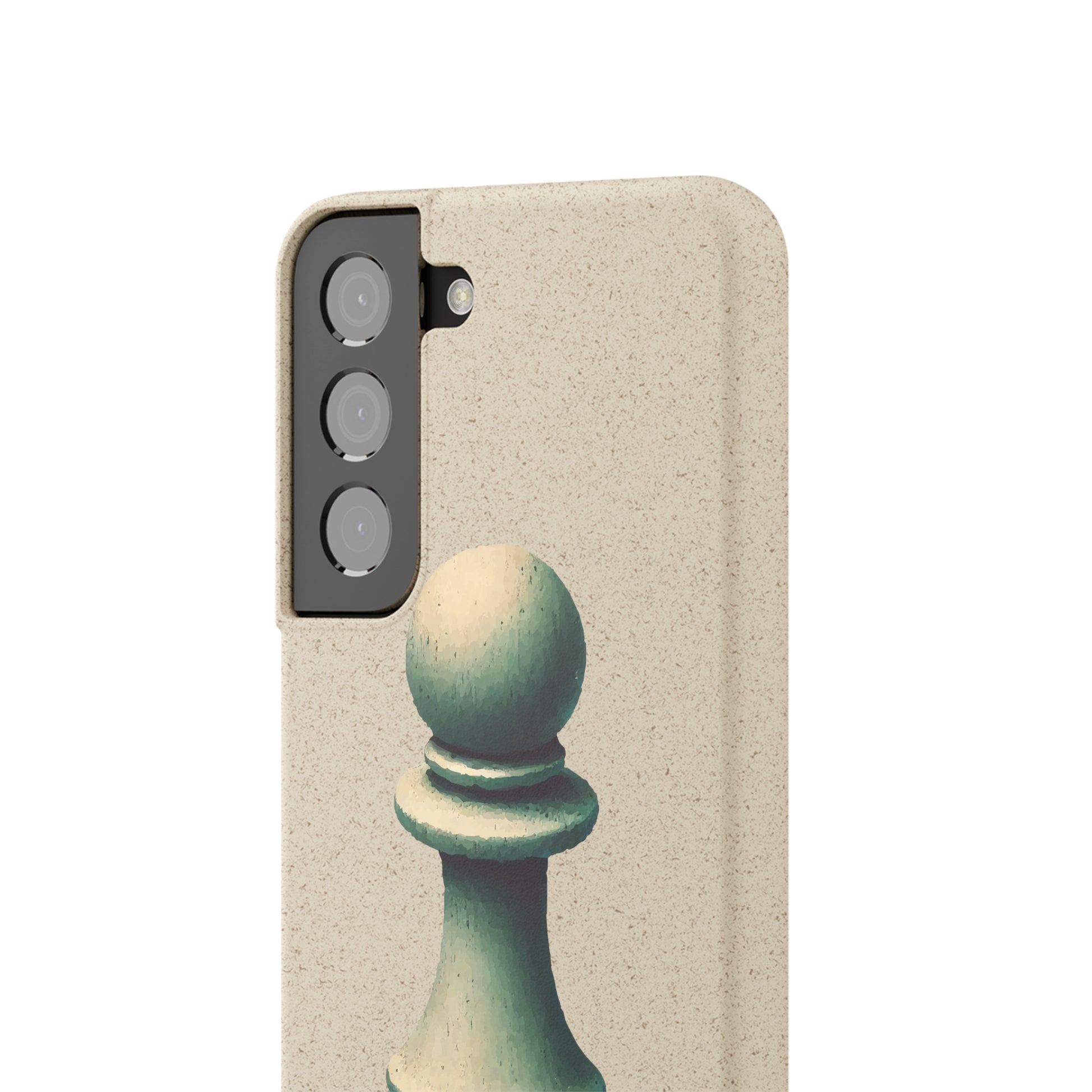 “Biodegradable Phone Case – Vintage Pawn Design, Eco-Friendly Choice”   Phone Case