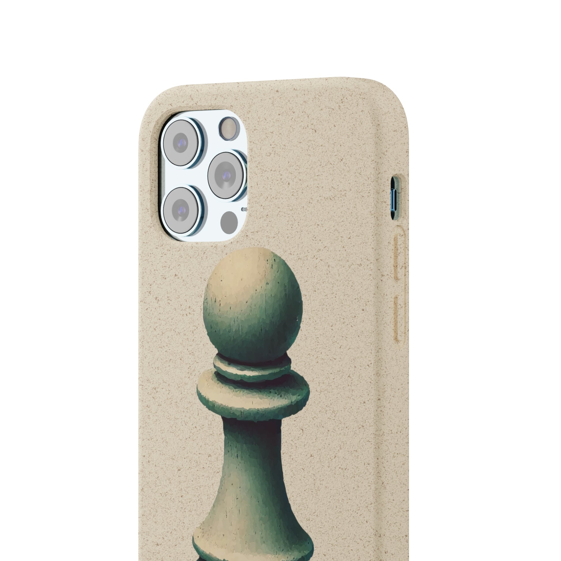 “Biodegradable Phone Case – Vintage Pawn Design, Eco-Friendly Choice”   Phone Case