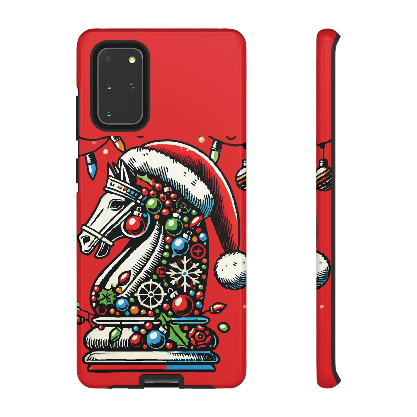 Funda Tough Navidad - Caballo Ajedrez Pop Art para iPhone, Samsung y Pixel   Phone Case  24.00 Samsung-Galaxy-S20-Glossy