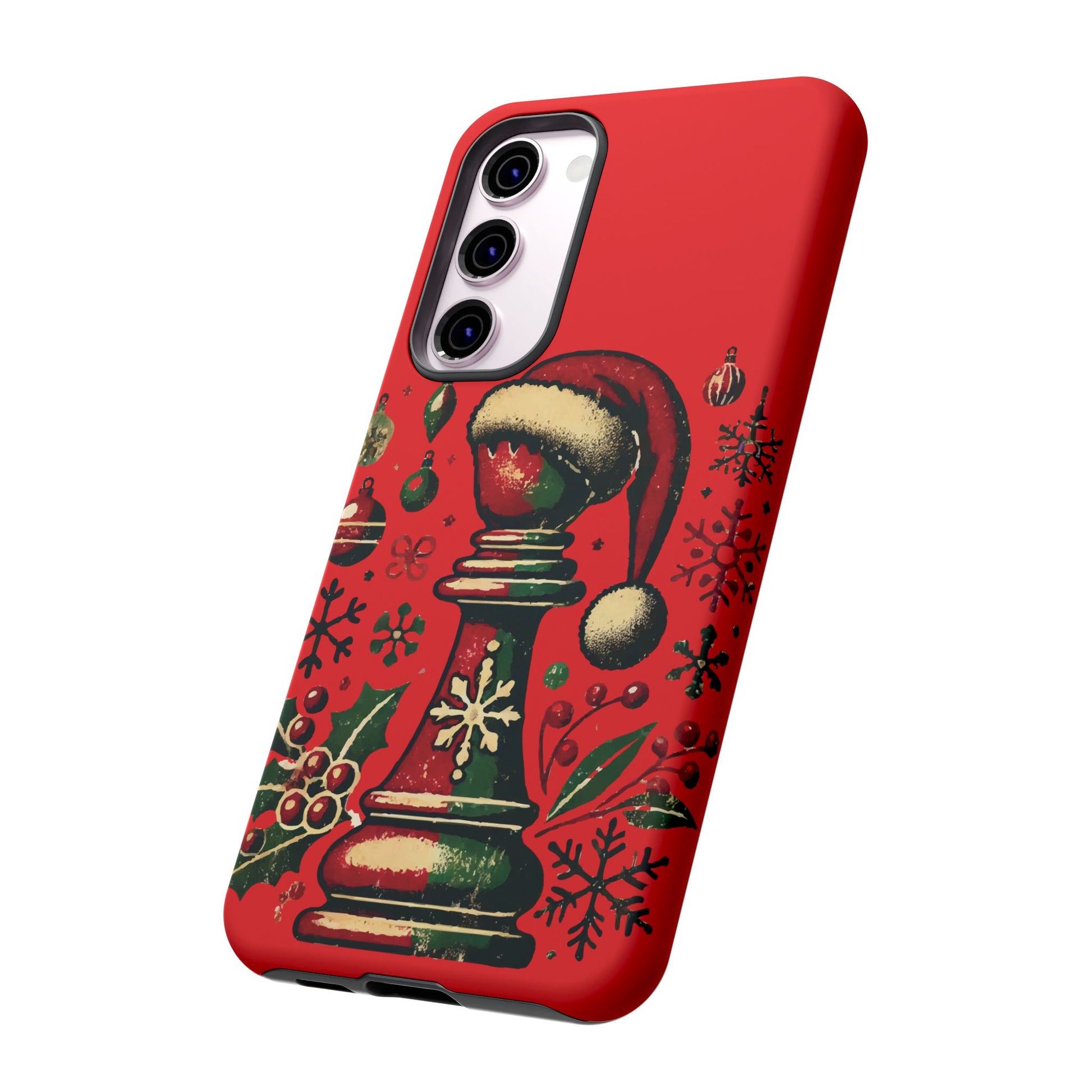 Fundas Tough para Móvil - Alfil Vintage Navideño, Doble Protección   Phone Case