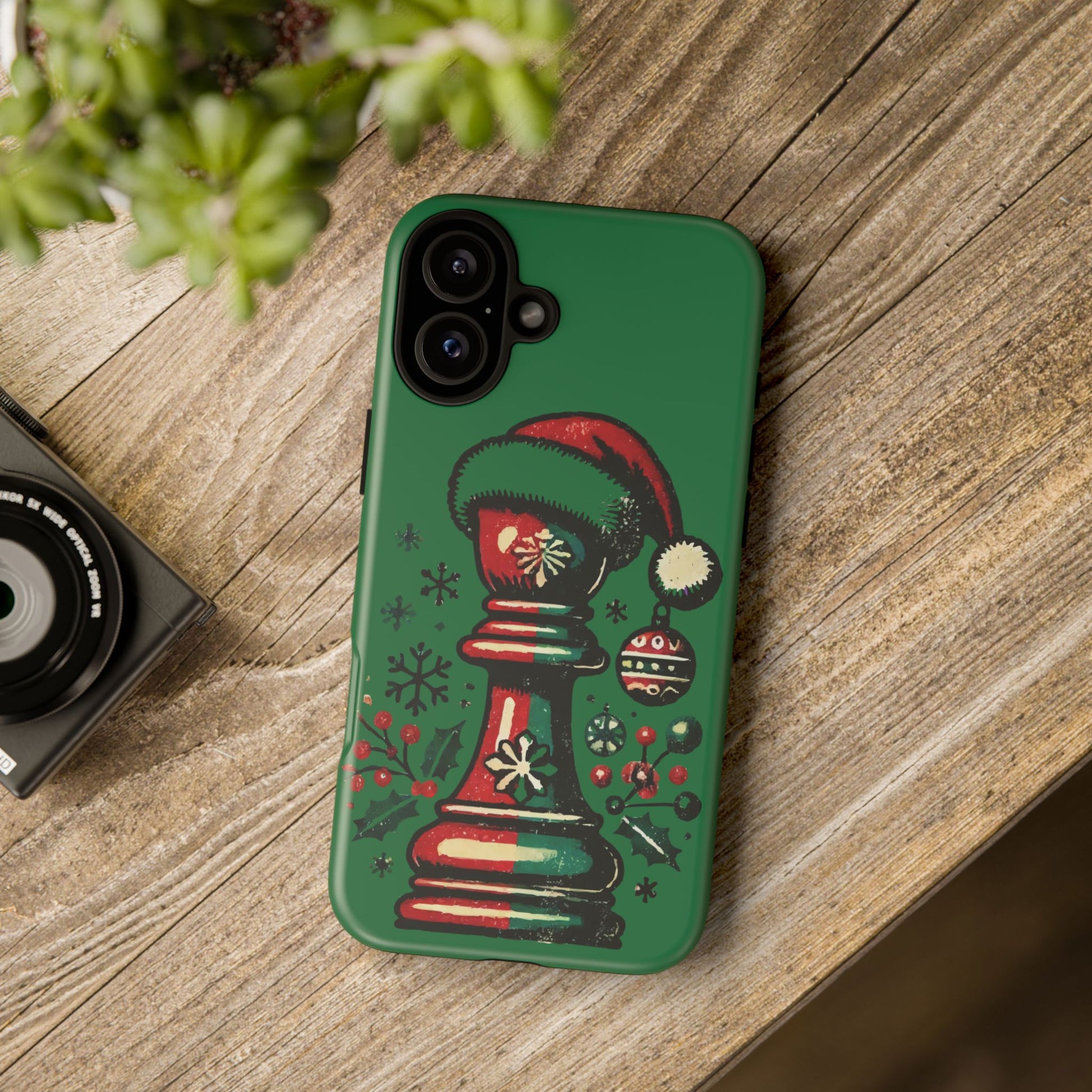 Funda Tough Case Peón Vintage Navidad - iPhone, Samsung, Google Pixel   Phone Case