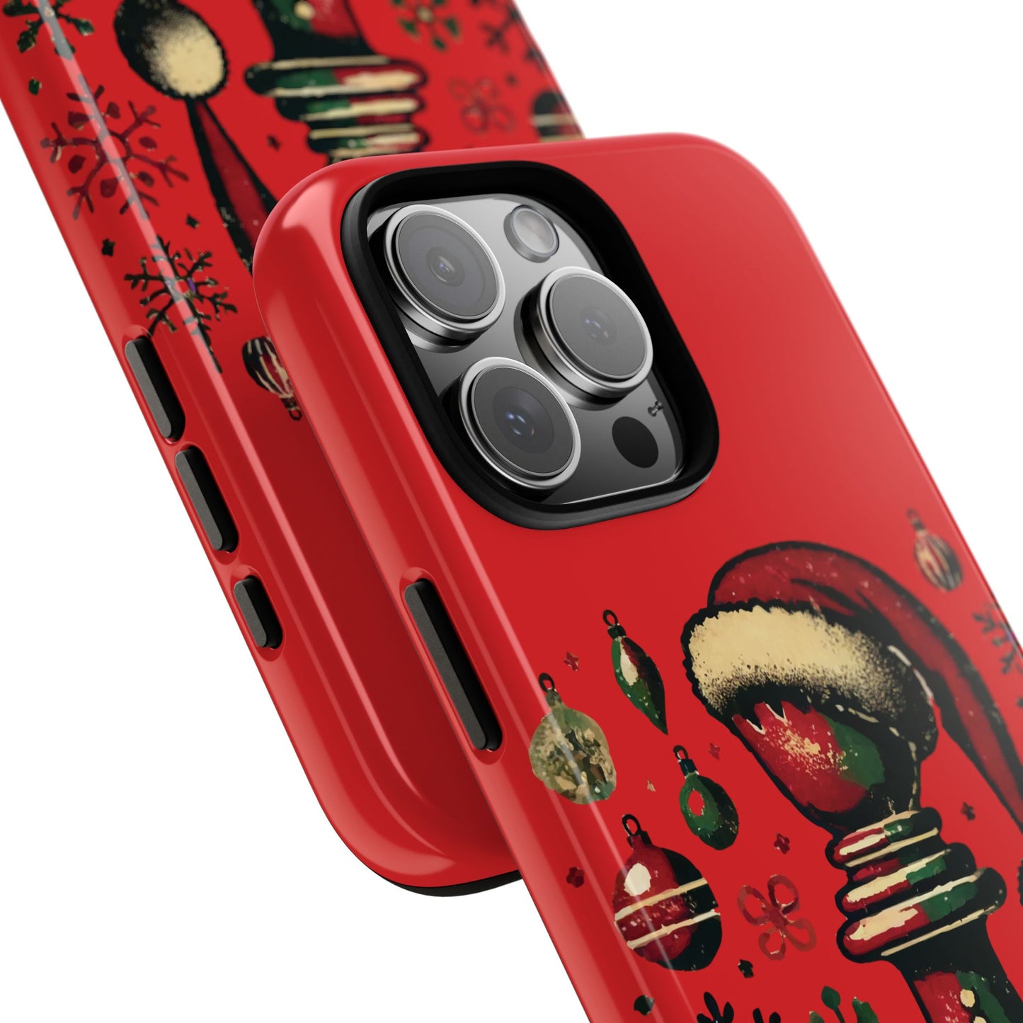 Fundas Tough para Móvil - Alfil Vintage Navideño, Doble Protección   Phone Case