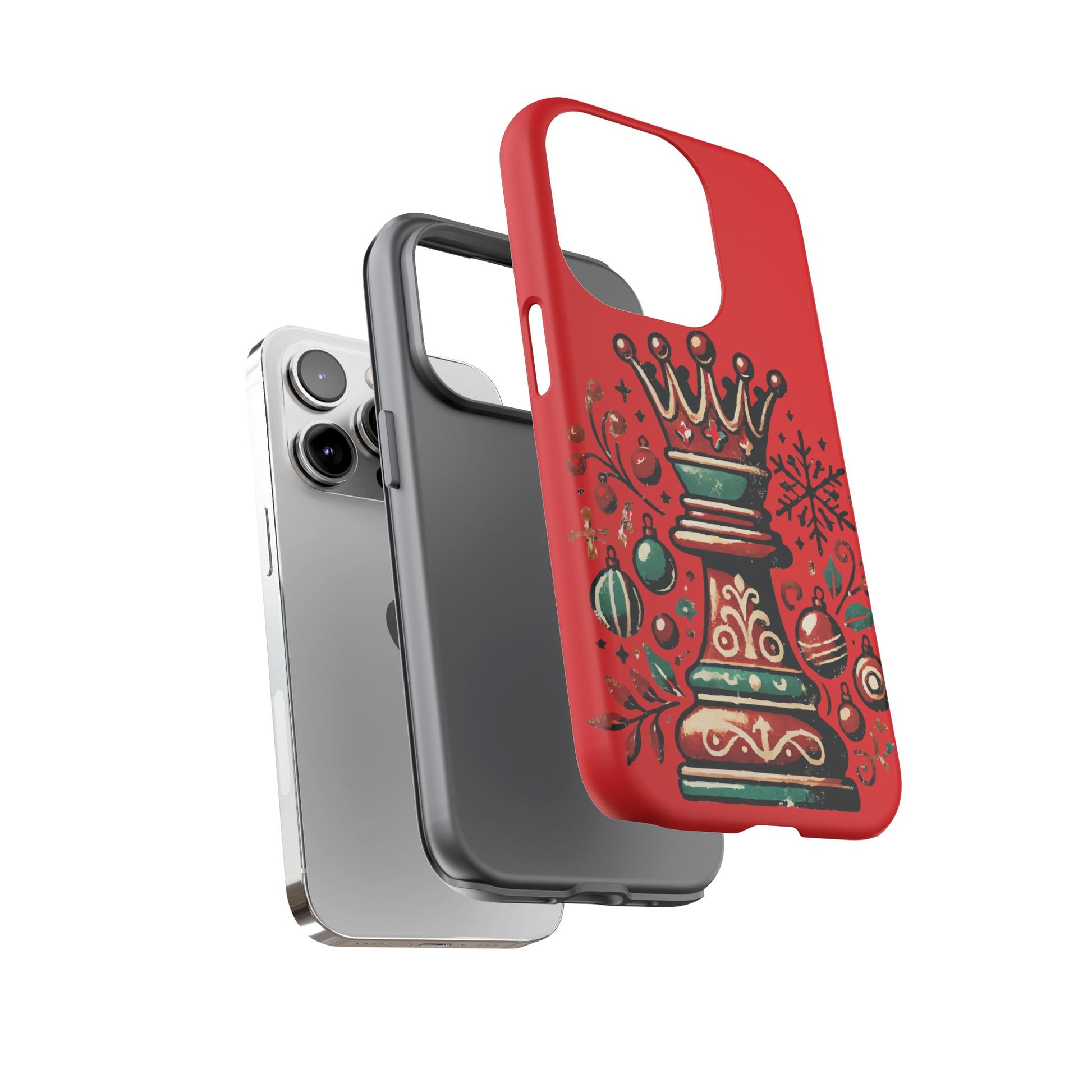 Funda Tough Case Reina Ajedrez Vintage Navideño – Protección y Estilo   Phone Case