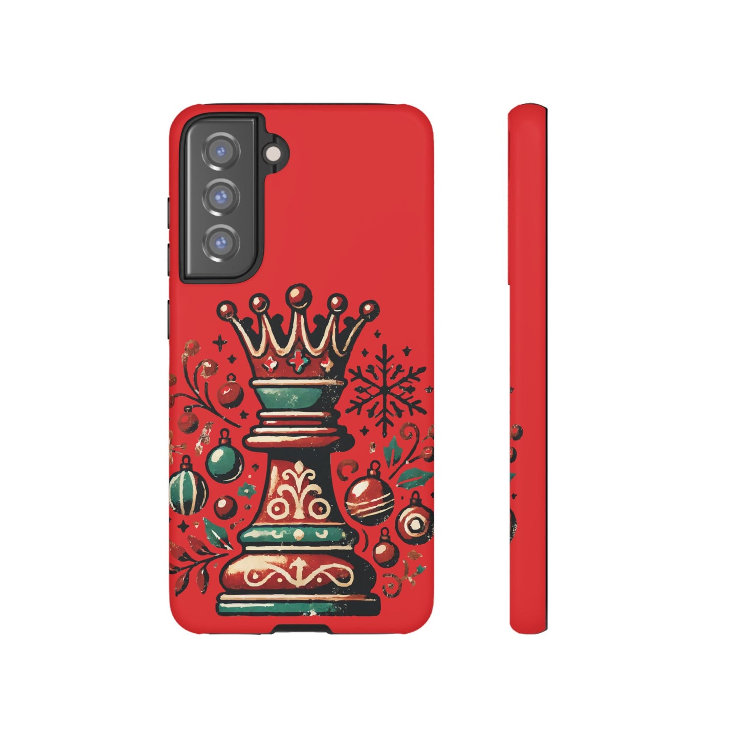 Funda Tough Case Reina Ajedrez Vintage Navideño – Protección y Estilo   Phone Case  24.00 Samsung-Galaxy-S21-FE-Matte