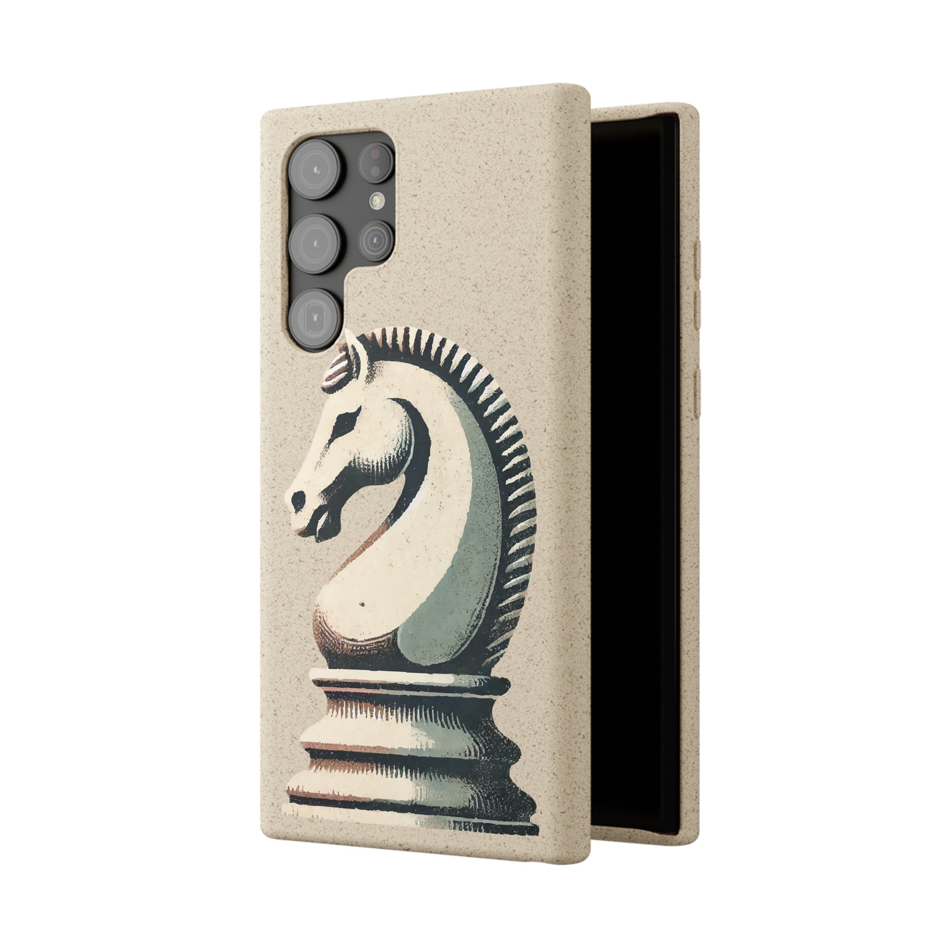 “Biodegradable Phone Case – Vintage Knight Design, Eco-Friendly Choice”   Phone Case