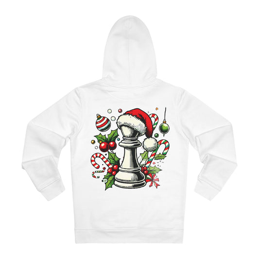 Hoodie Cruiser Unisex Alfil Navidad - Estilo Pop Art y Confort Eco-Friendly   Hoodie  72.00 White-5XL