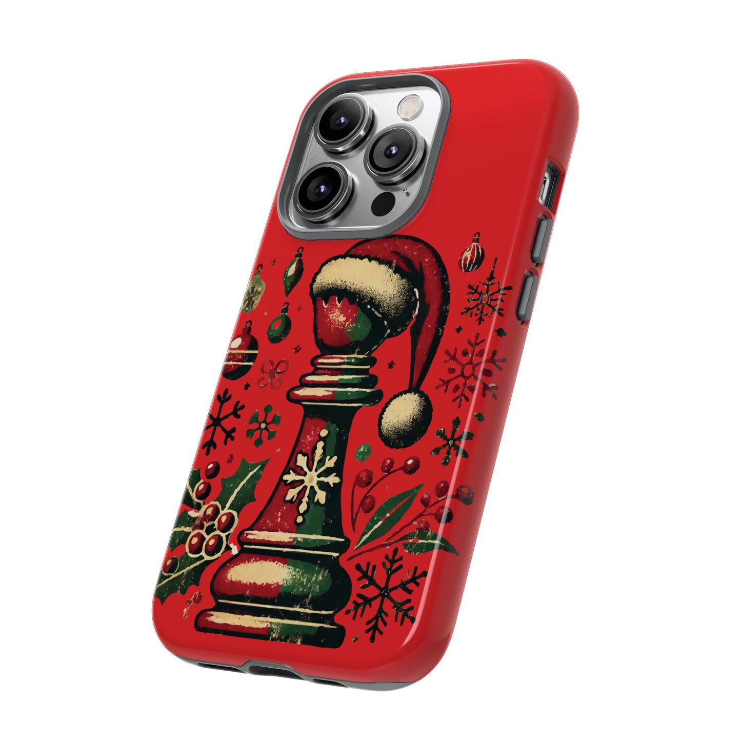 Fundas Tough para Móvil - Alfil Vintage Navideño, Doble Protección   Phone Case