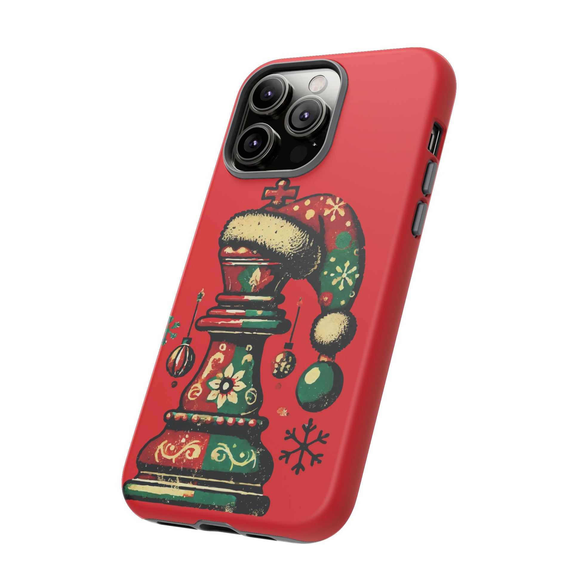 Funda Tough Case Rey Vintage – Protección y estilo navideño retro   Phone Case