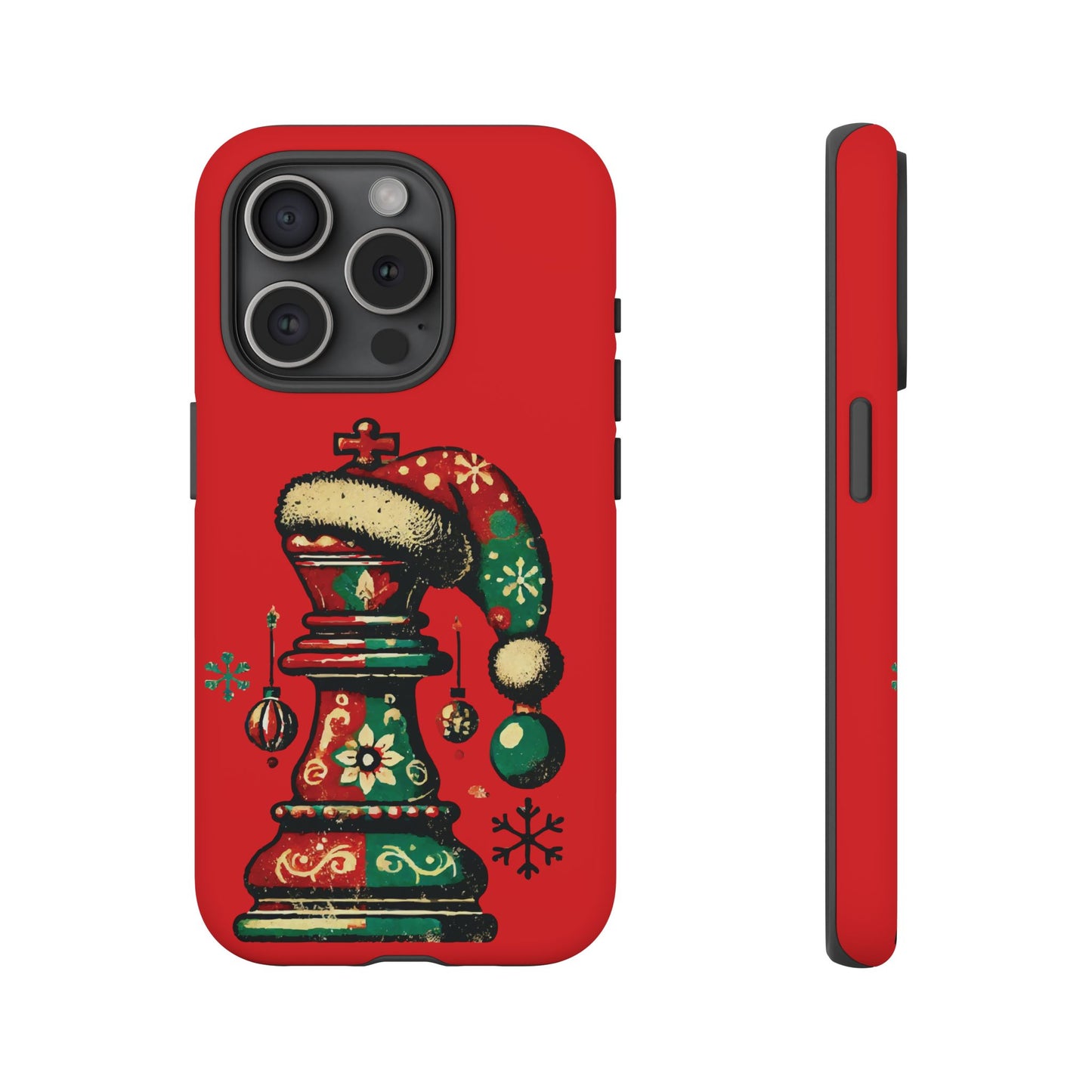 Funda Tough Case Rey Vintage – Protección y estilo navideño retro   Phone Case  24.00 iPhone-15-Pro-Matte