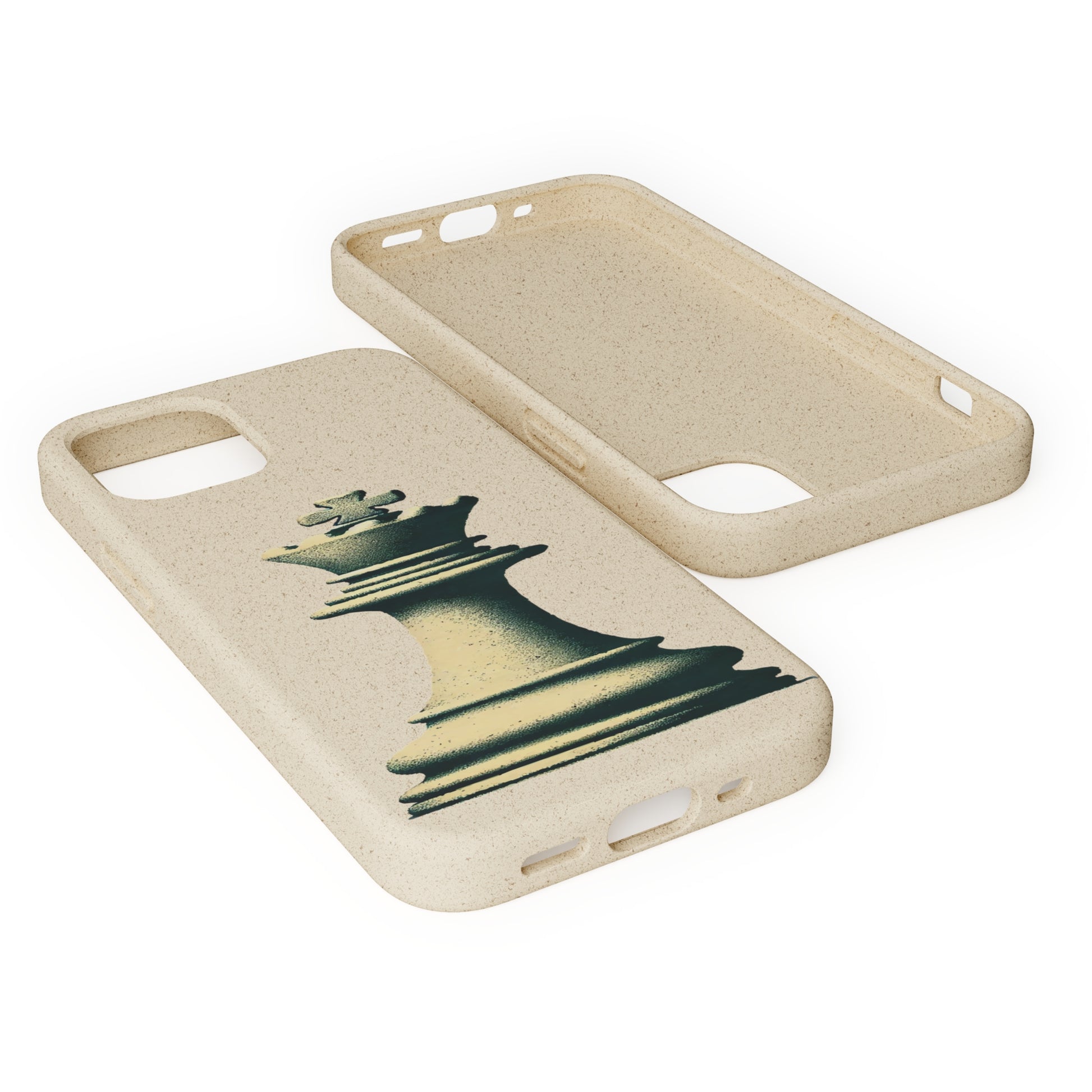 “Funda Biodegradable Rey de Ajedrez – Estilo Vintage y Sostenible”   Phone Case