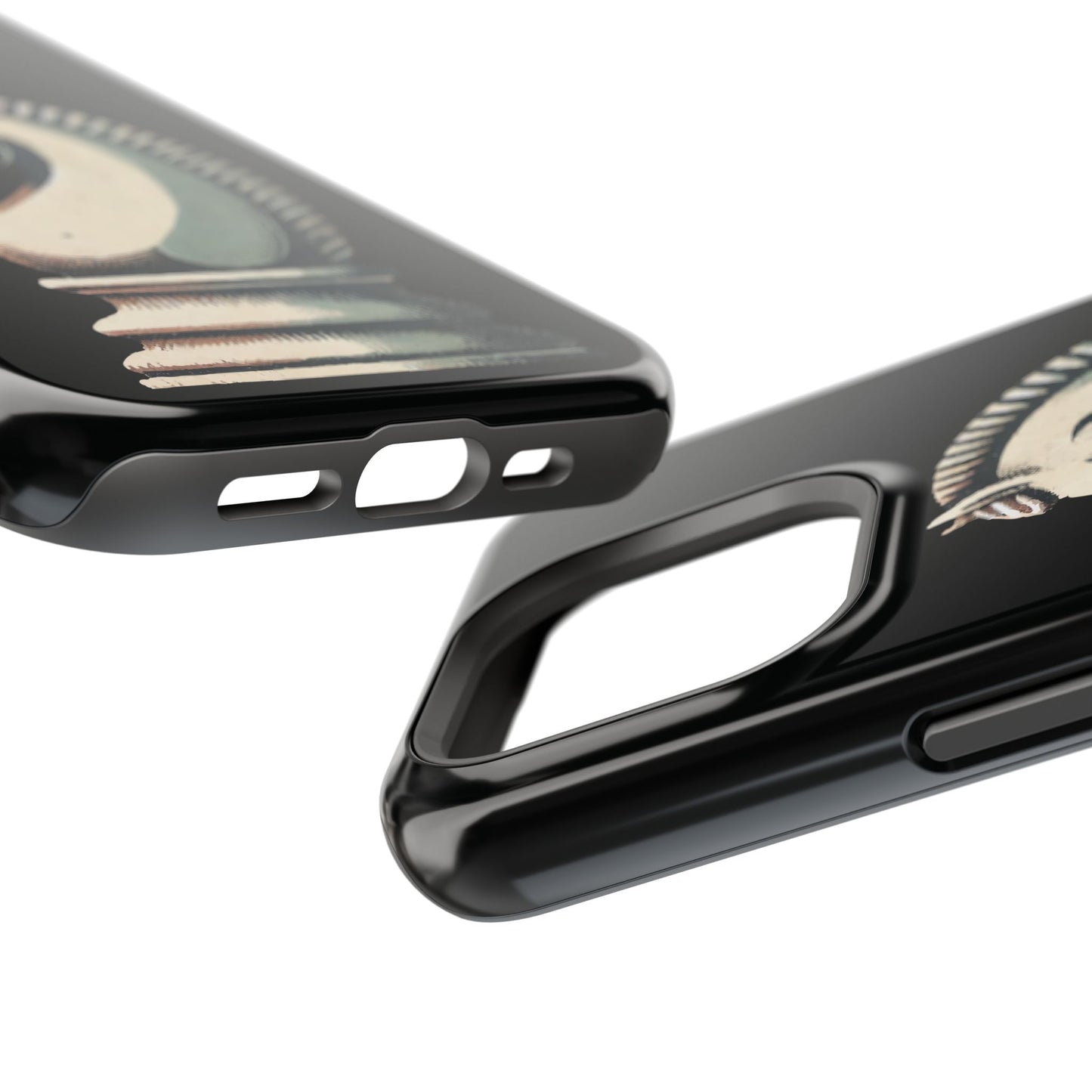 “Magnetic Tough Phone Case – Vintage Knight Design, Durable Protection”   Phone Case