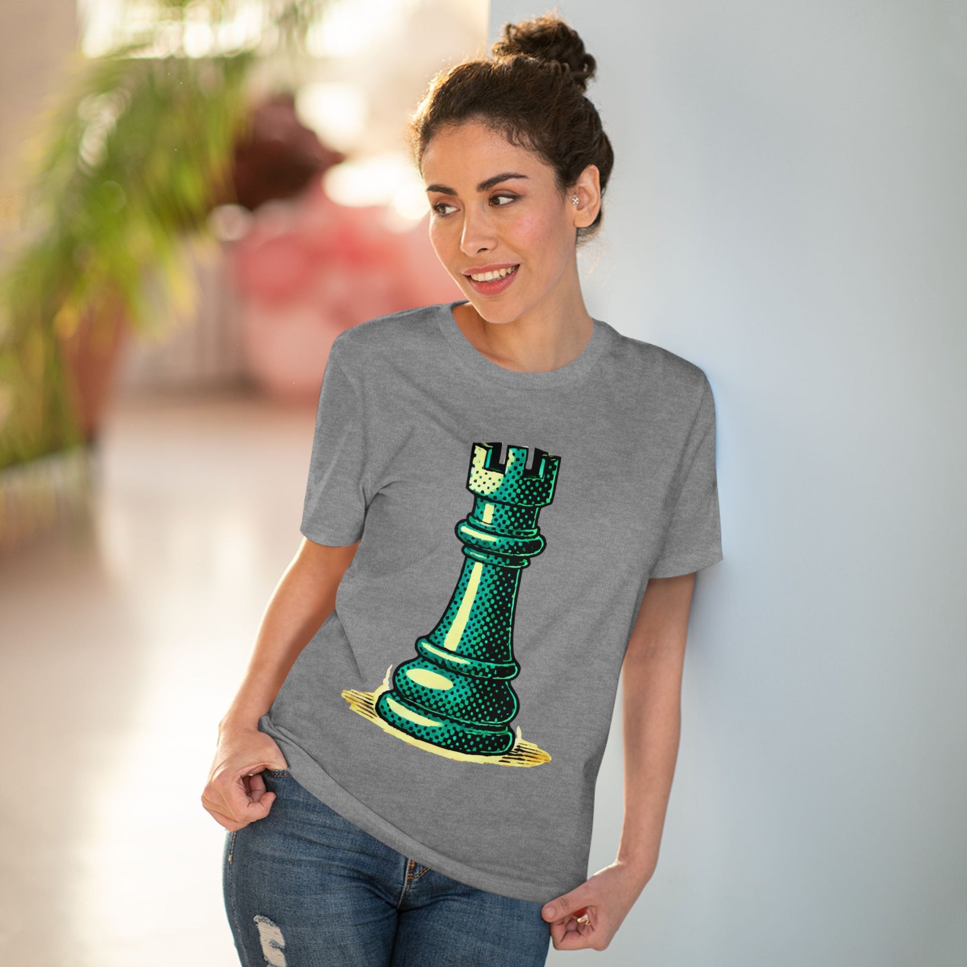 Chess Tower Organic cotton T-shirt   T-Shirt