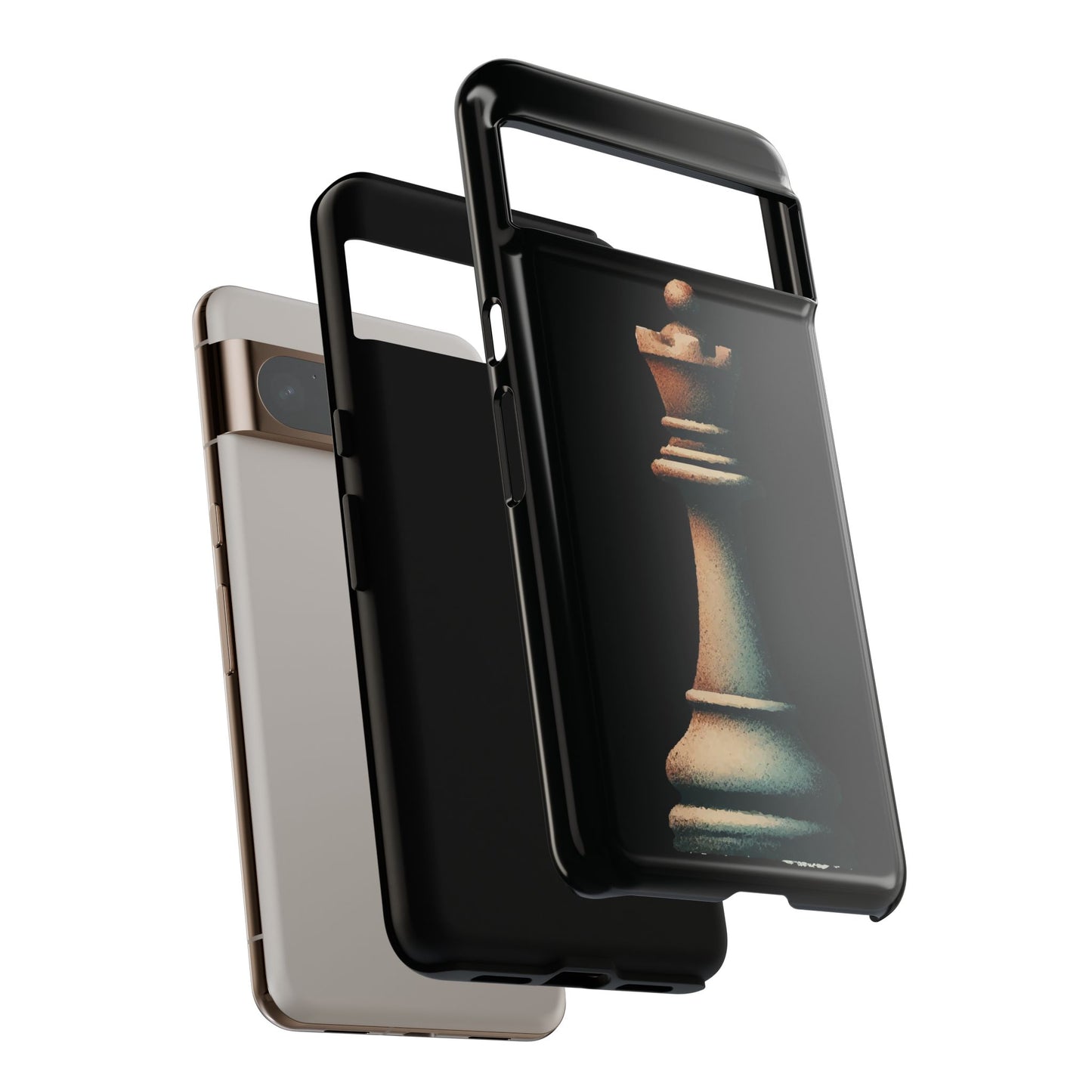 “Tough Phone Case – Vintage Rook Design, Dual-Layer Protection”   Phone Case