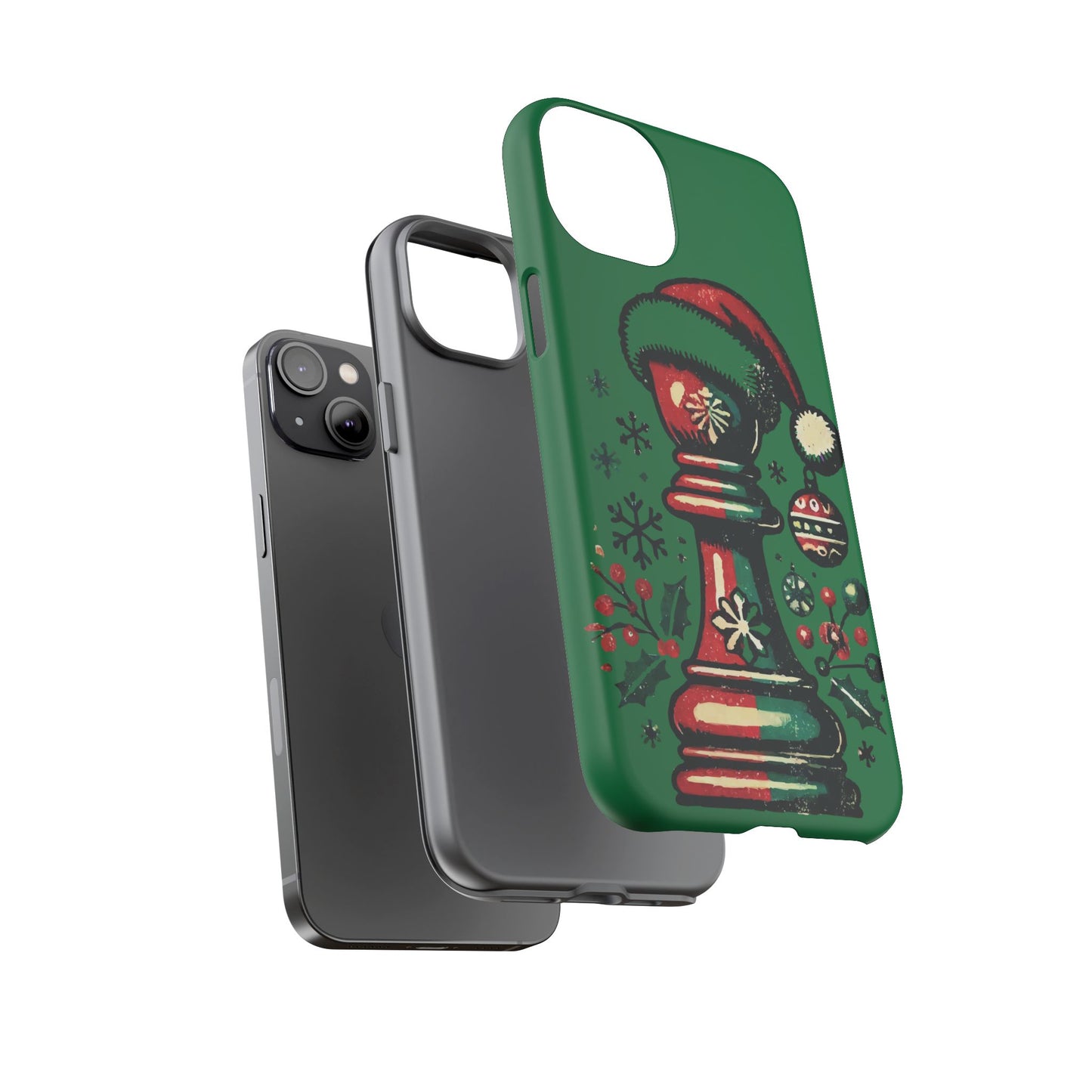 Funda Tough Case Peón Vintage Navidad - iPhone, Samsung, Google Pixel   Phone Case