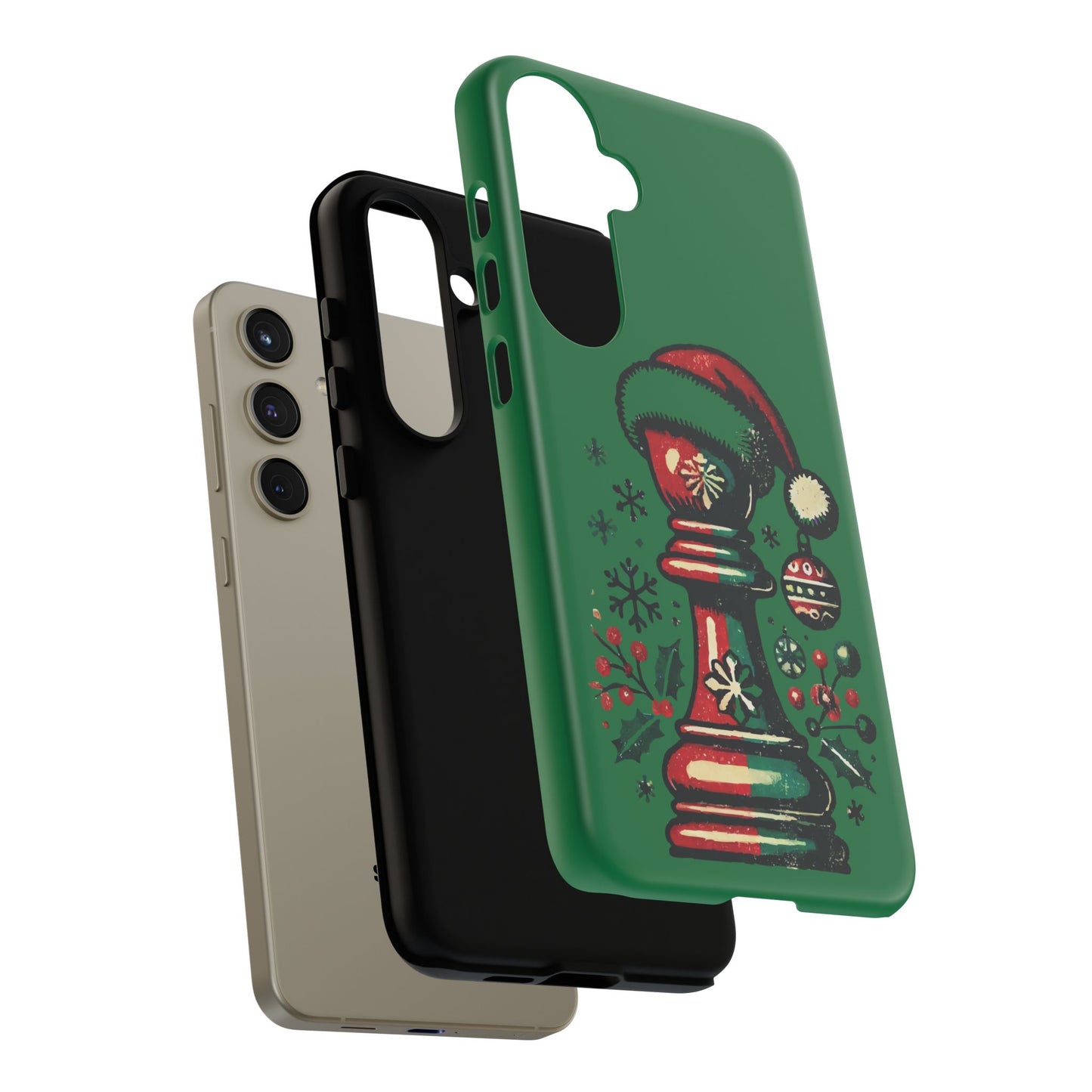 Funda Tough Case Peón Vintage Navidad - iPhone, Samsung, Google Pixel   Phone Case