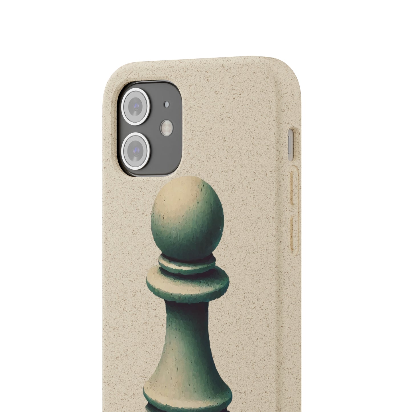 “Biodegradable Phone Case – Vintage Pawn Design, Eco-Friendly Choice”   Phone Case