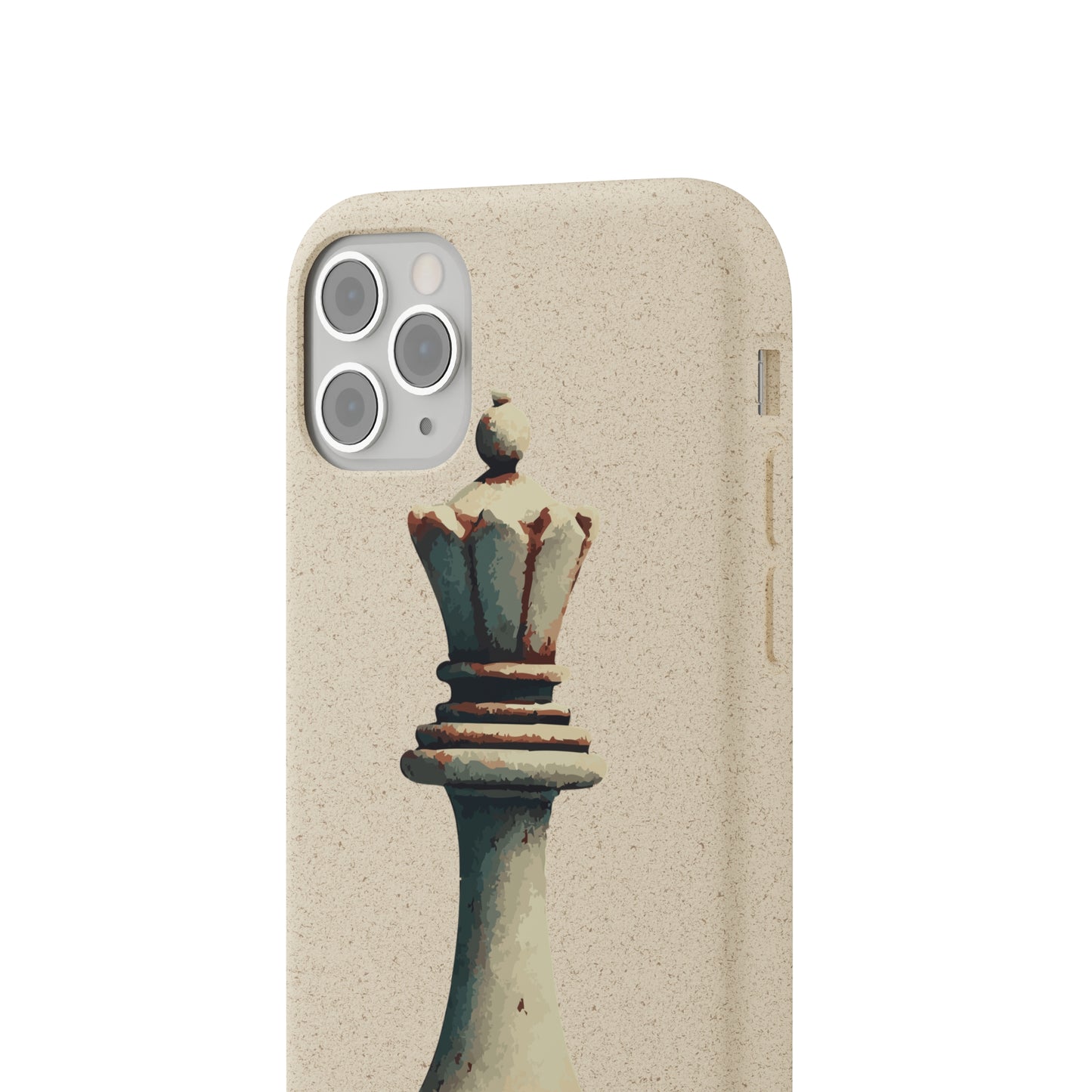 “Funda Biodegradable Reina de Ajedrez – Estilo Retro y Sostenible”   Phone Case