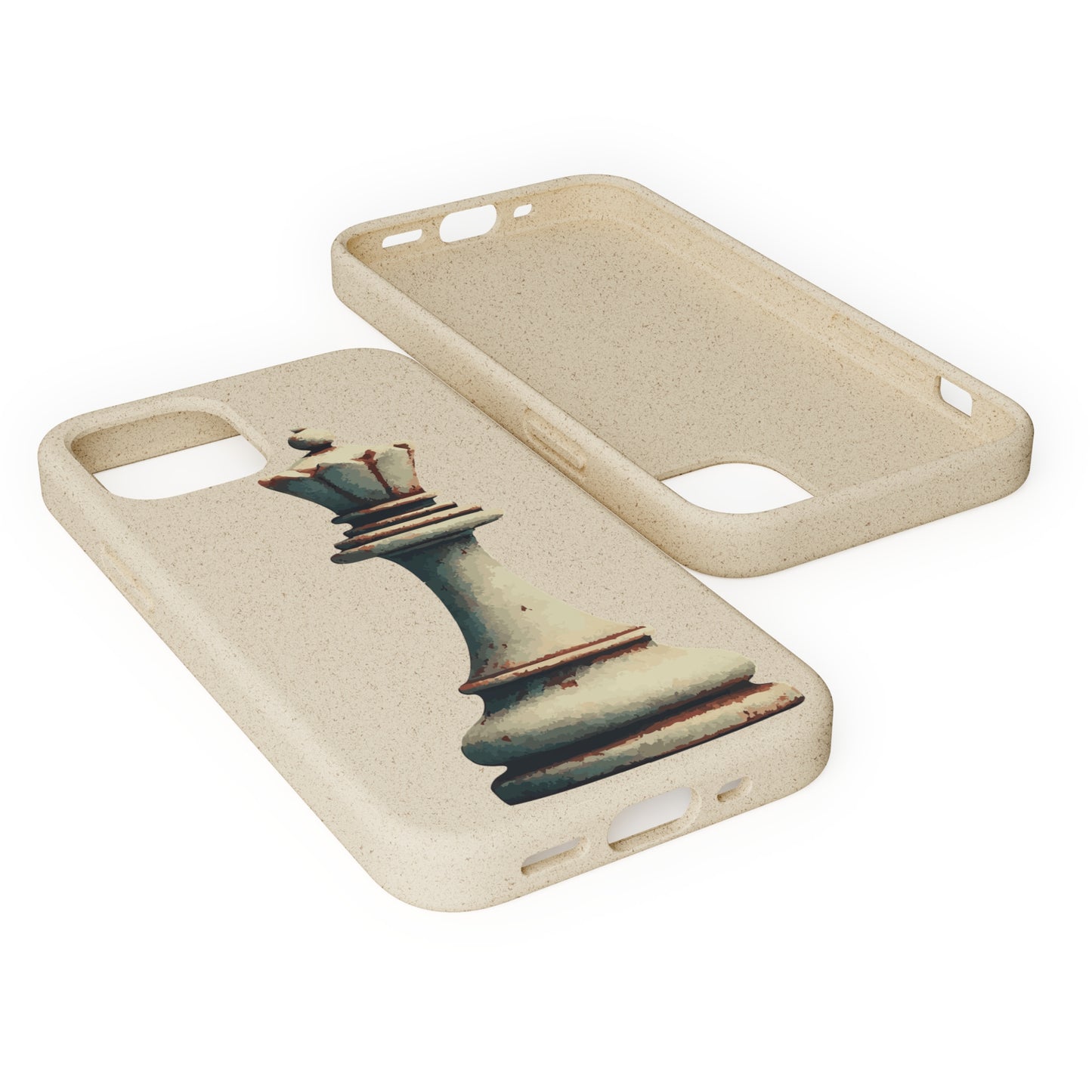 “Funda Biodegradable Reina de Ajedrez – Estilo Retro y Sostenible”   Phone Case