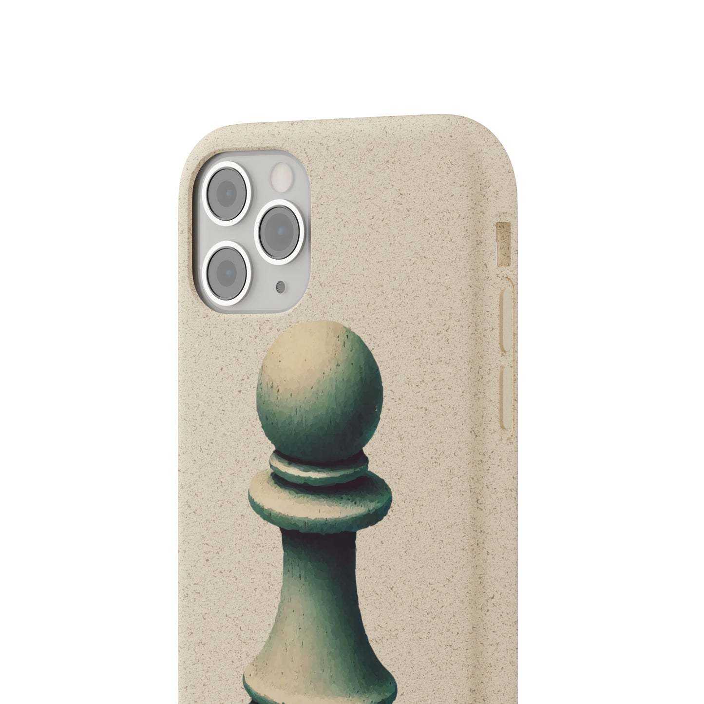 “Biodegradable Phone Case – Vintage Pawn Design, Eco-Friendly Choice”   Phone Case