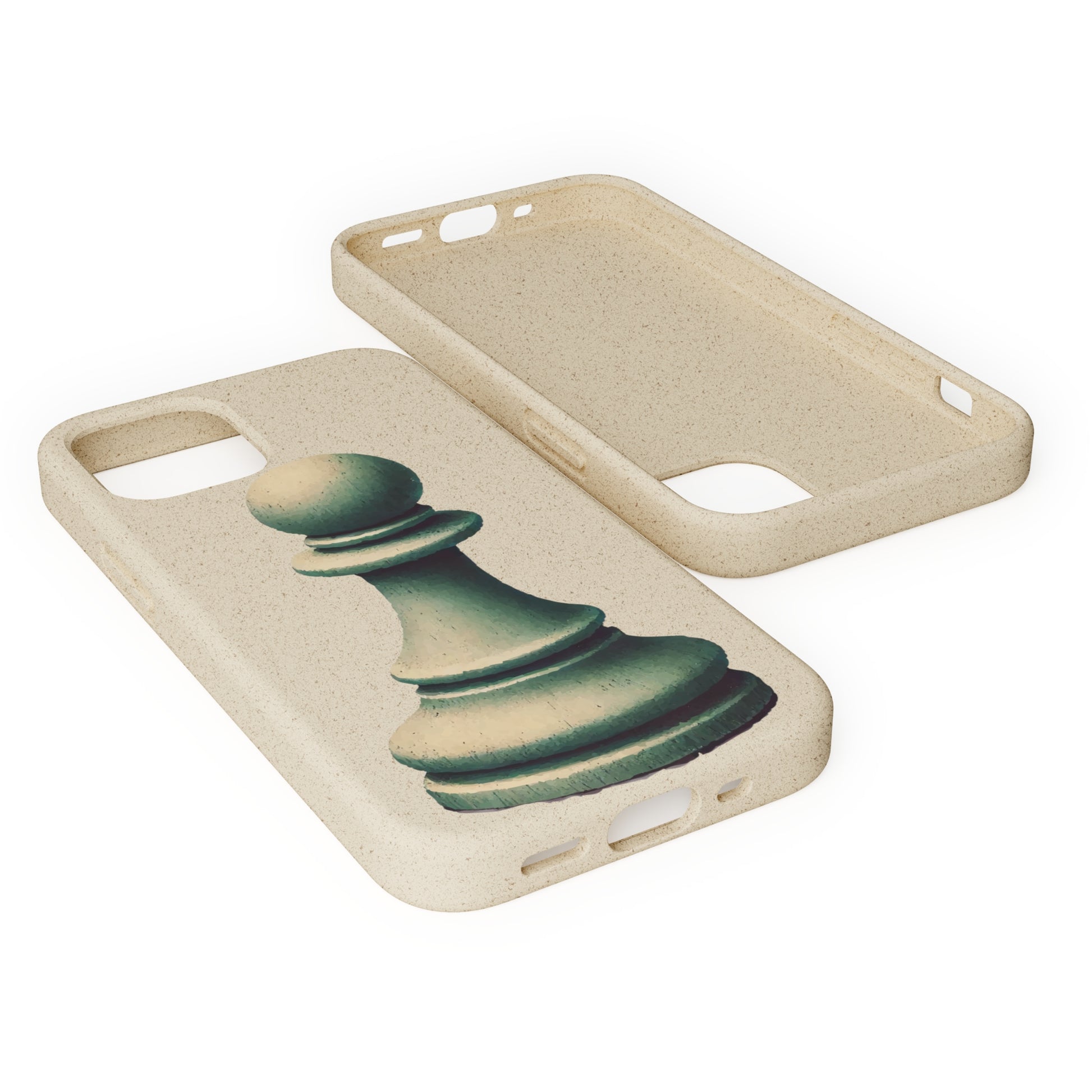 “Biodegradable Phone Case – Vintage Pawn Design, Eco-Friendly Choice”   Phone Case