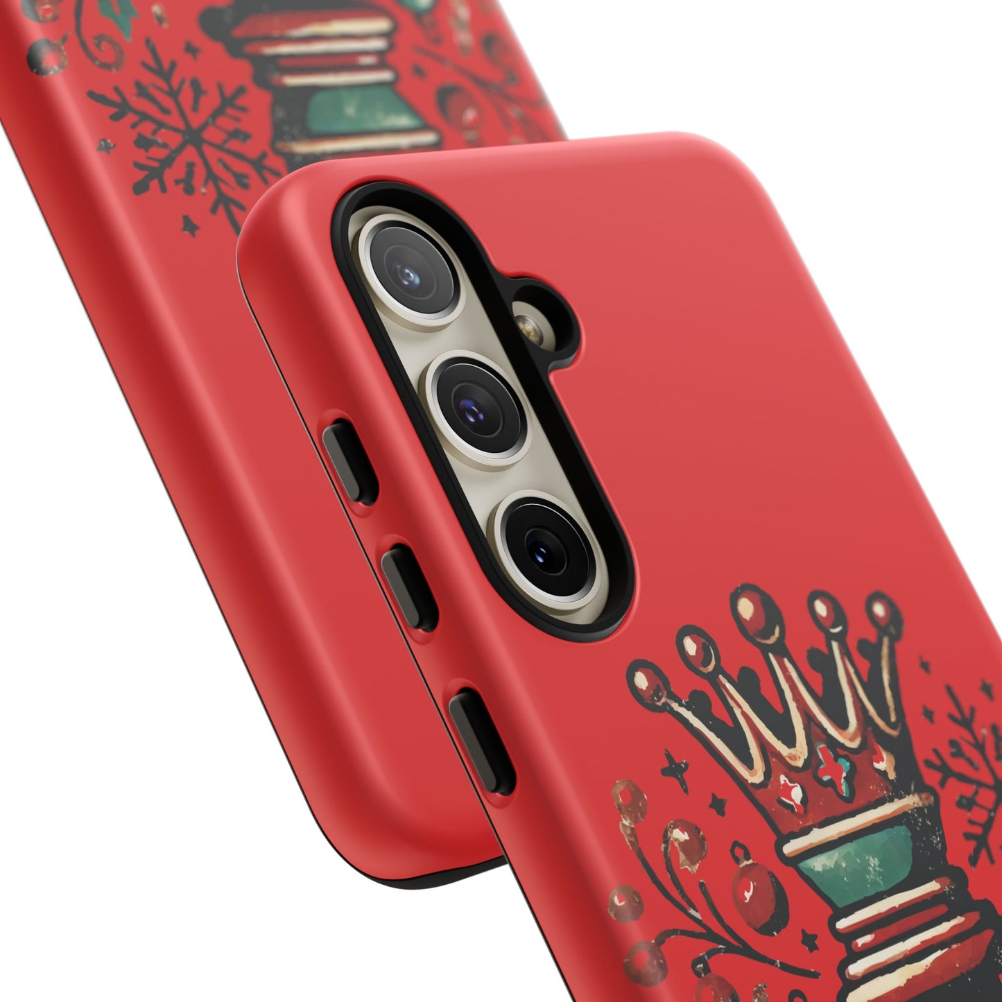 Funda Tough Case Reina Ajedrez Vintage Navideño – Protección y Estilo   Phone Case