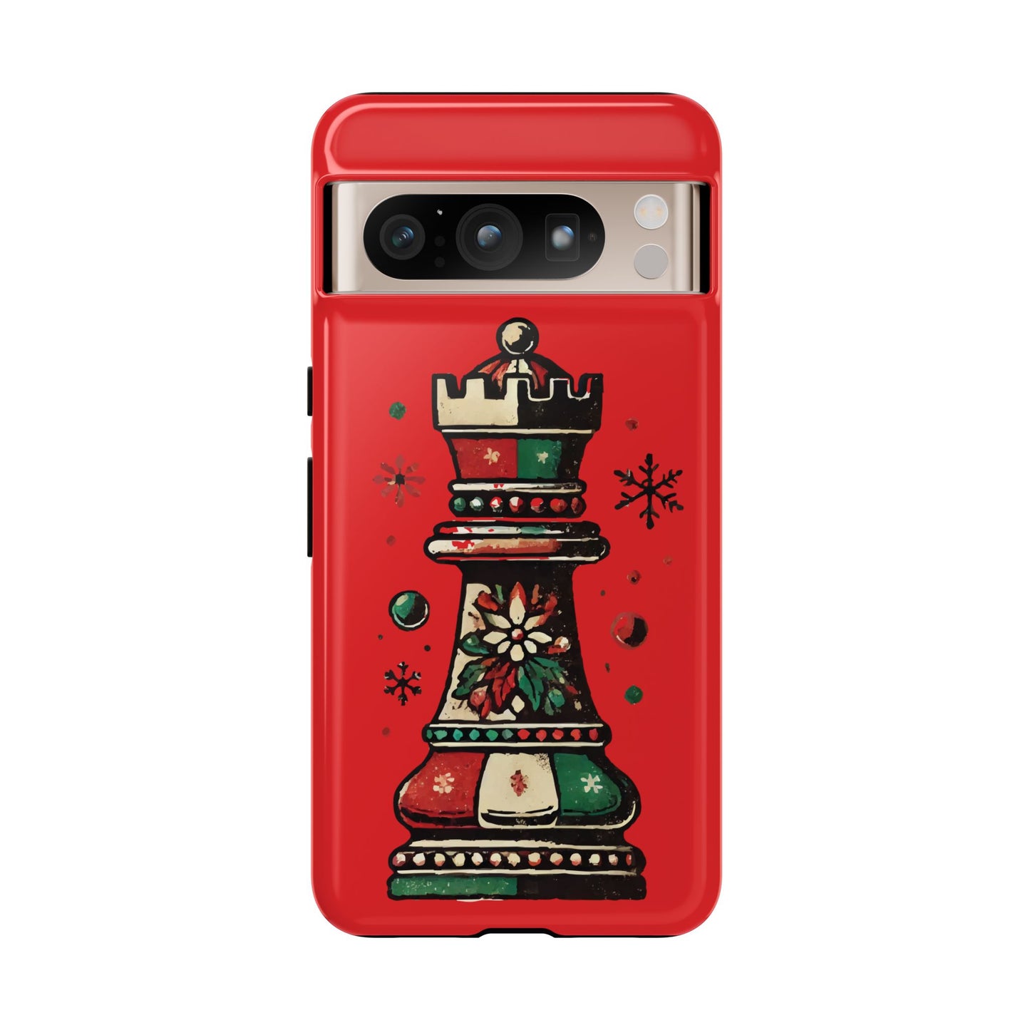 Funda Protectora para Móvil con Diseño de Torre de Ajedrez Vintage Navideño   Phone Case  24.00 Google-Pixel-8-Pro-Glossy