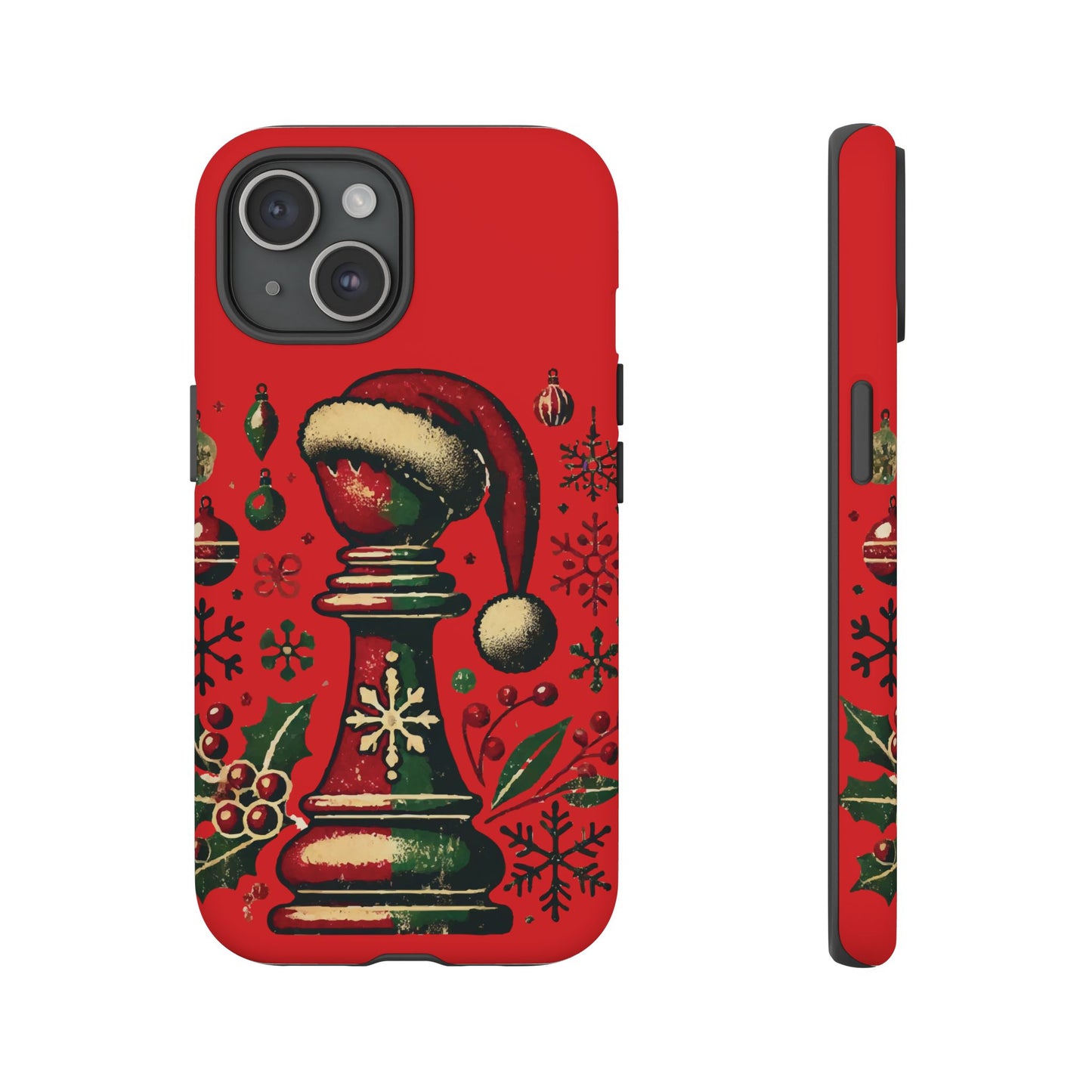 Fundas Tough para Móvil - Alfil Vintage Navideño, Doble Protección   Phone Case  24.00 iPhone-15-Matte