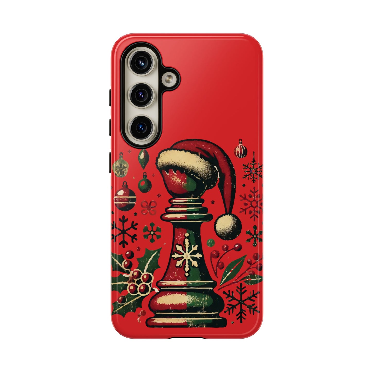 Fundas Tough para Móvil - Alfil Vintage Navideño, Doble Protección   Phone Case  24.00 Samsung-Galaxy-S24-Glossy