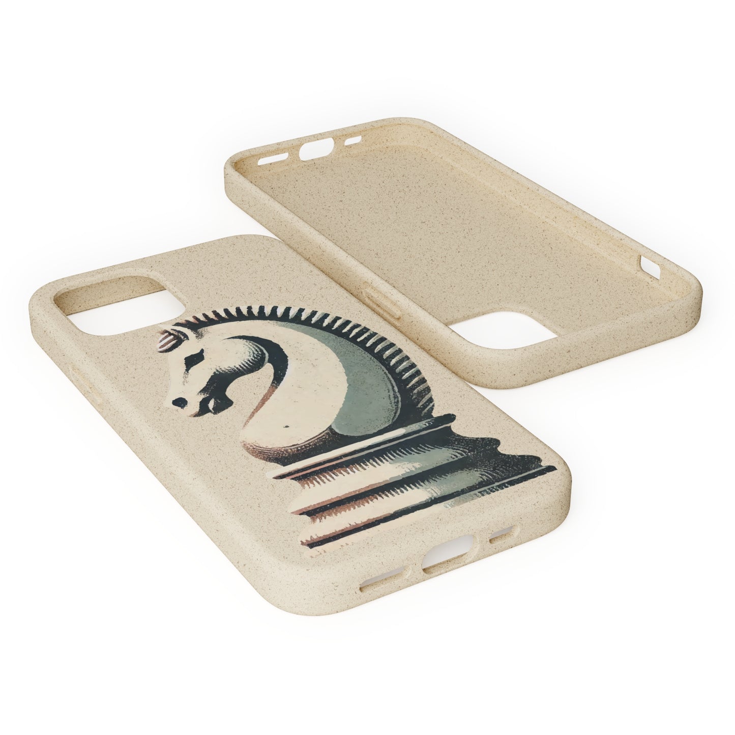 “Biodegradable Phone Case – Vintage Knight Design, Eco-Friendly Choice”   Phone Case