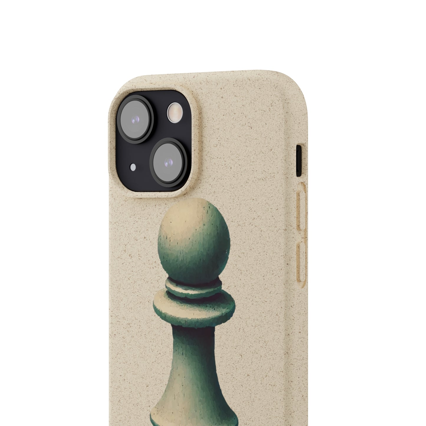 “Biodegradable Phone Case – Vintage Pawn Design, Eco-Friendly Choice”   Phone Case