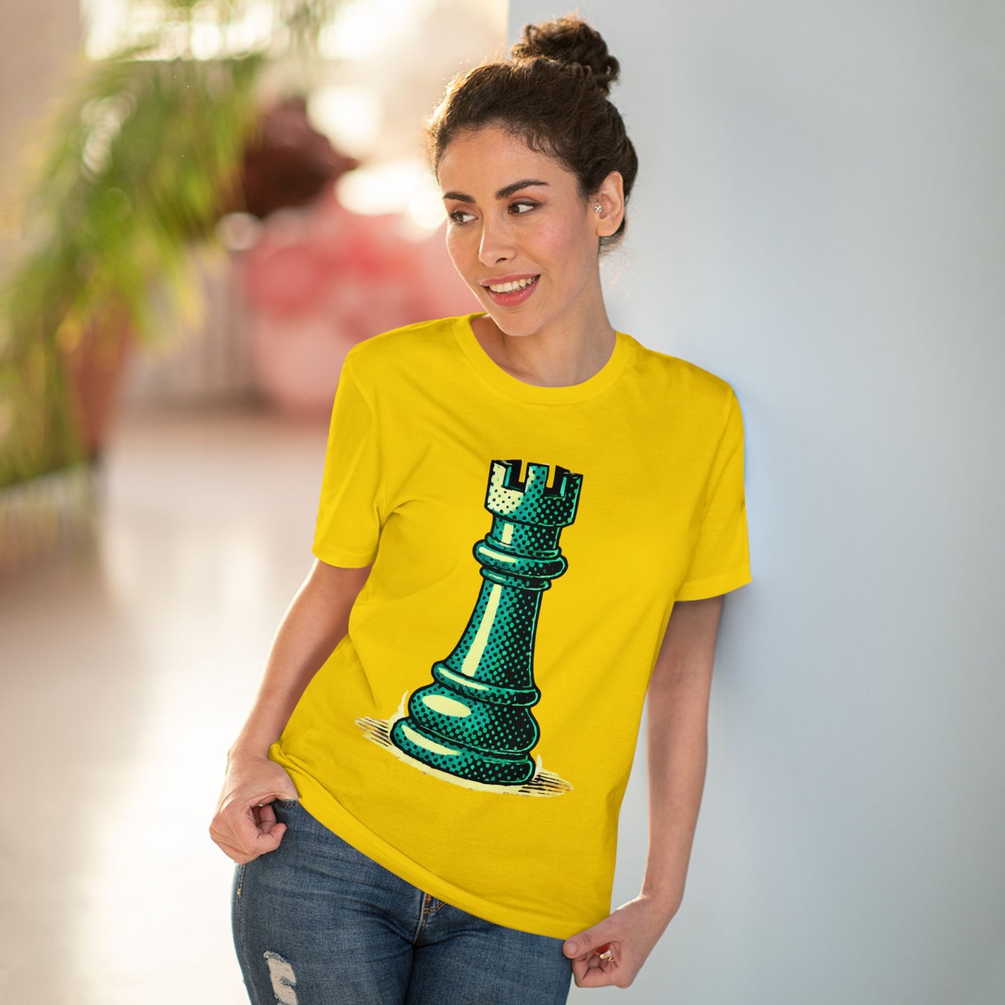 Chess Tower Organic cotton T-shirt   T-Shirt