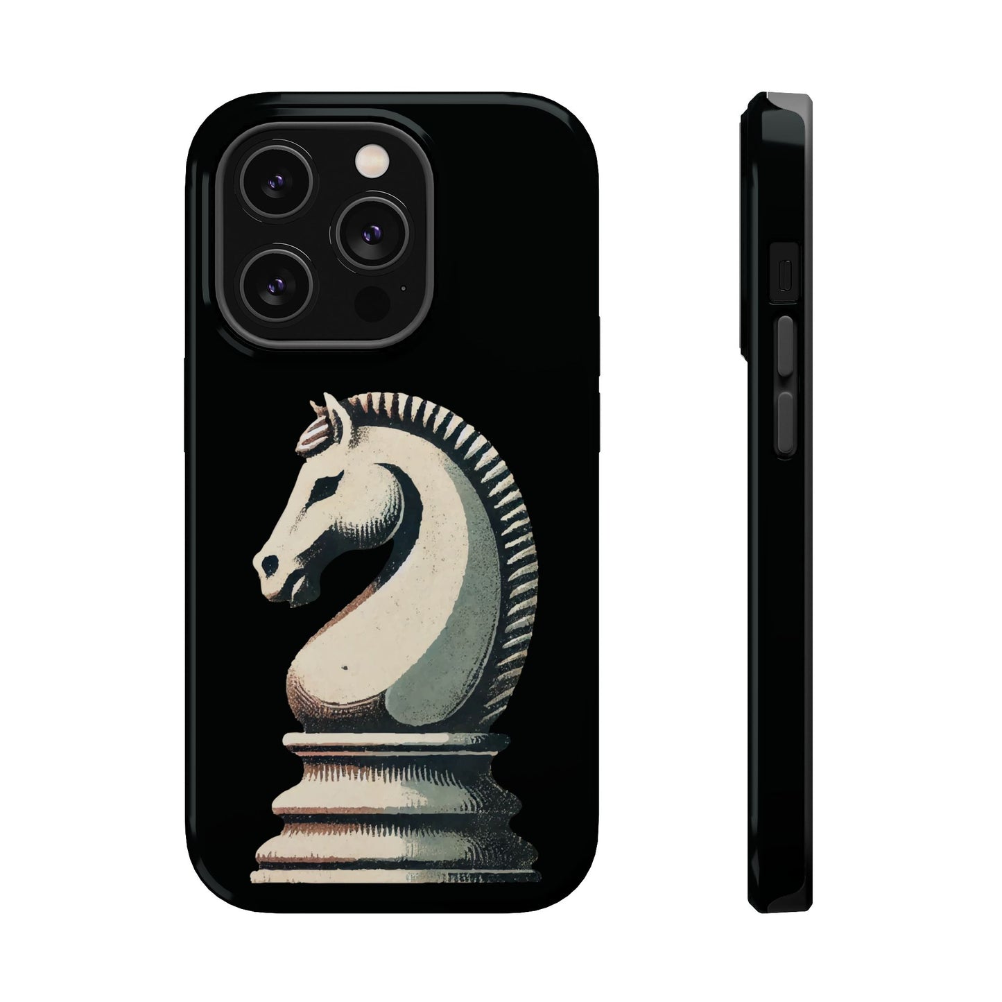 “Magnetic Tough Phone Case – Vintage Knight Design, Durable Protection”   Phone Case  27.00 iPhone-14-Pro-Glossy