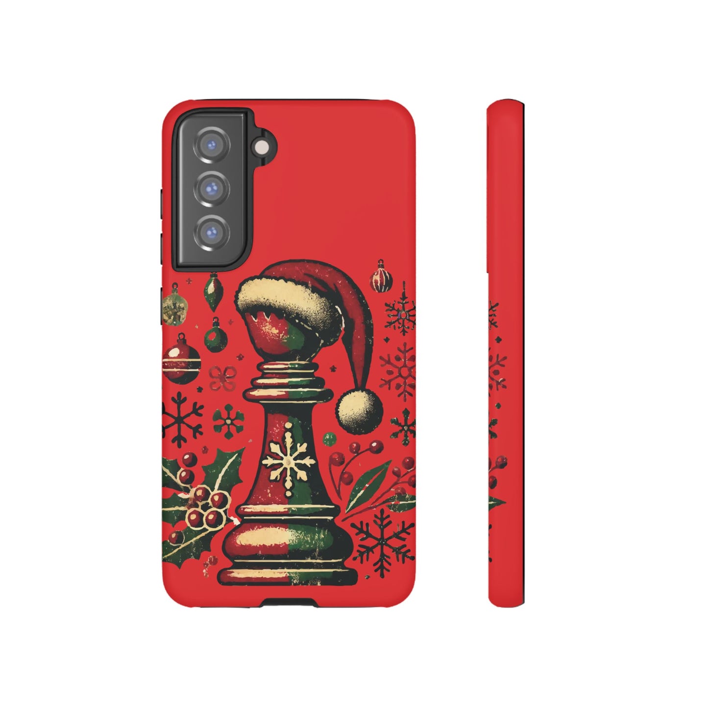 Fundas Tough para Móvil - Alfil Vintage Navideño, Doble Protección   Phone Case  24.00 Samsung-Galaxy-S21-FE-Matte